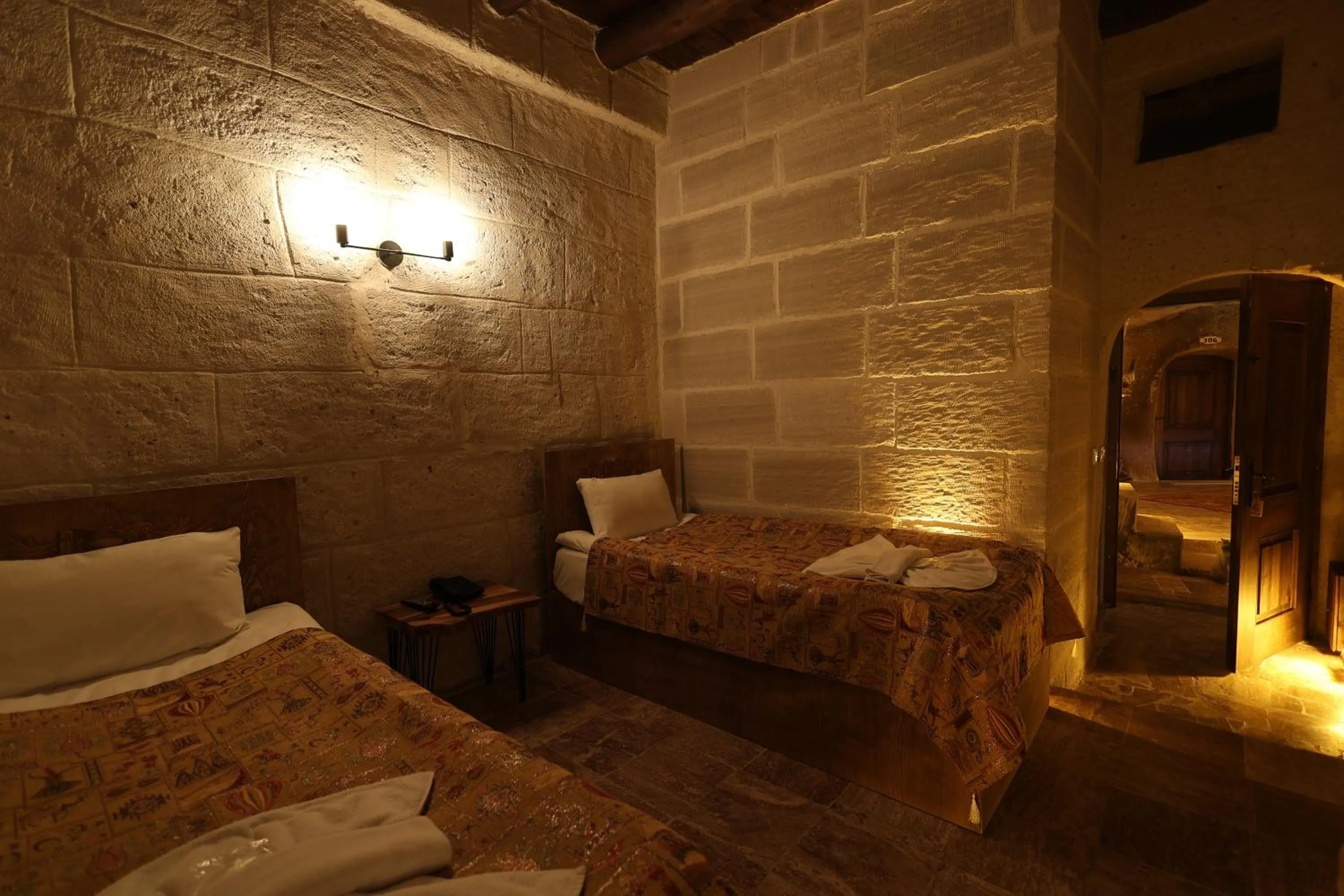 Bed in Cappadocia Snora Cave