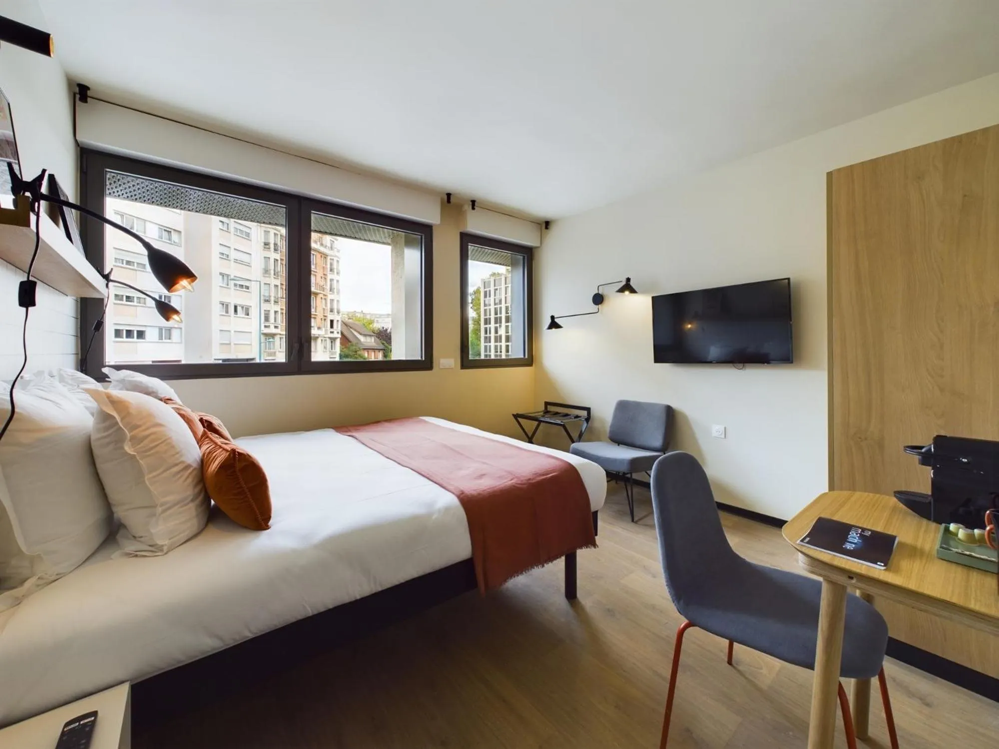 Bedroom, Bed in Hife Gentilly Paris Sud Porte d'Italie