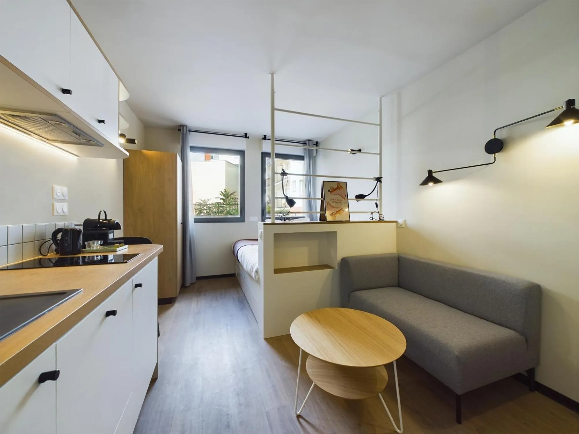 Kitchen or kitchenette in Hife Gentilly Paris Sud Porte d'Italie