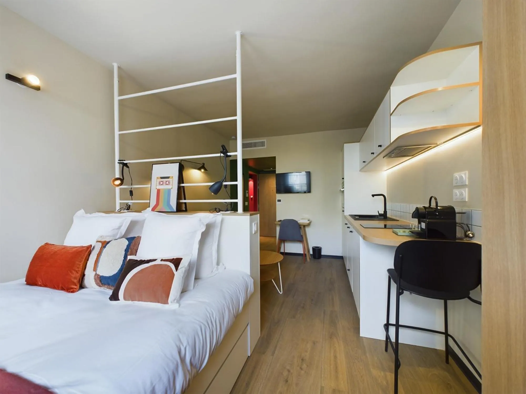 Bedroom, Bed in Hife Gentilly Paris Sud Porte d'Italie