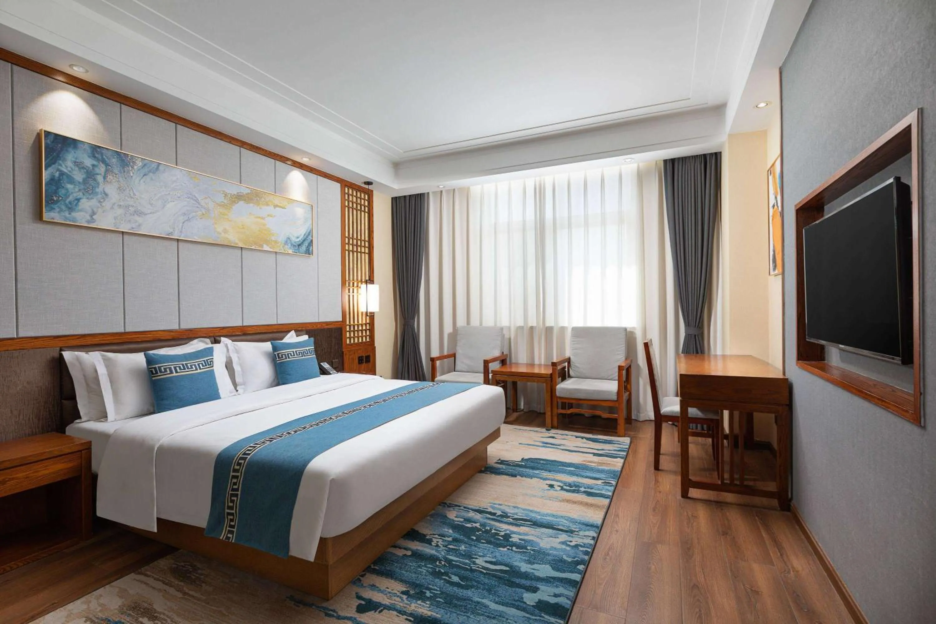 Photo of the whole room in Days Hotel by Wyndham Dali High-speed Railway Station