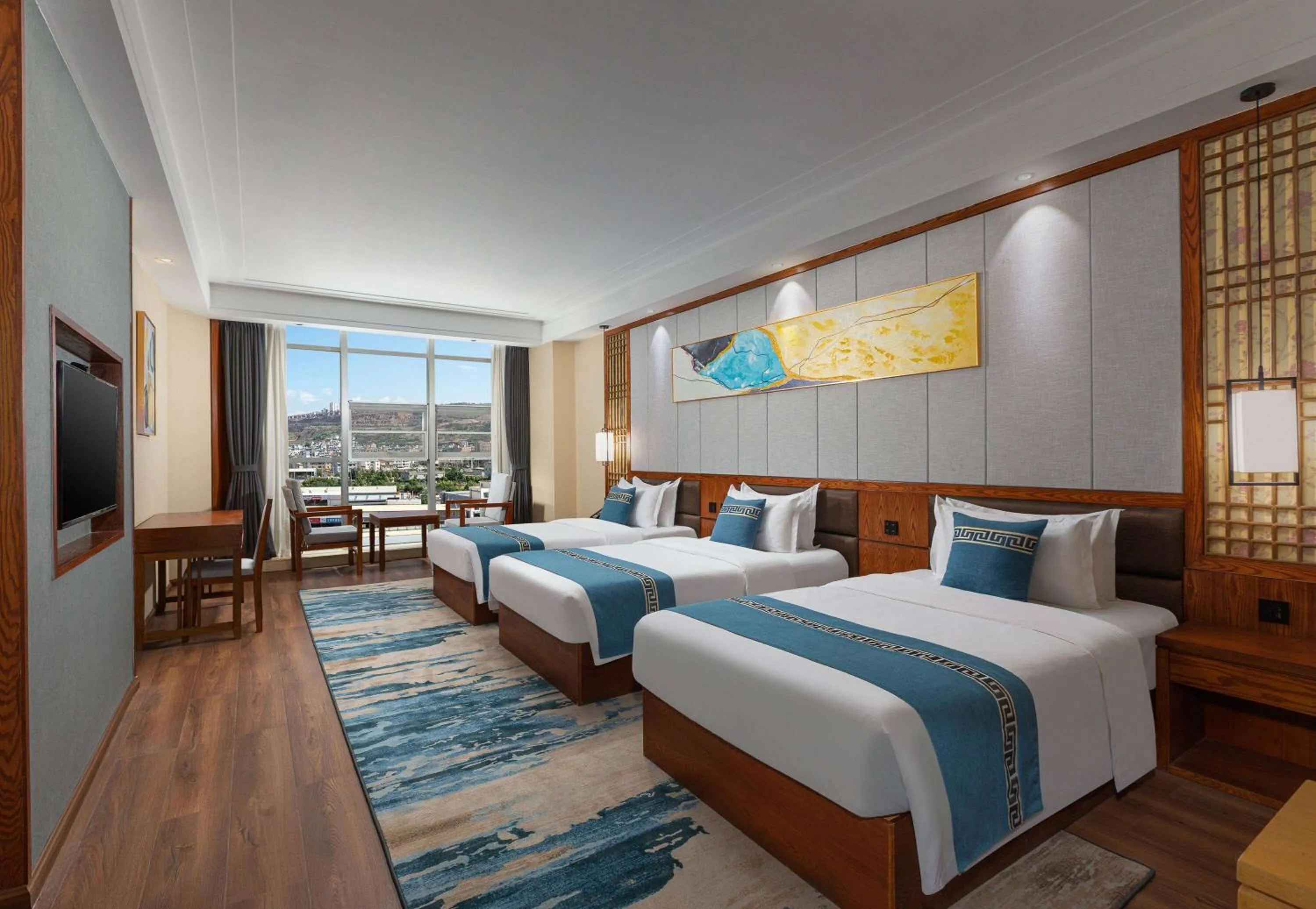 Photo of the whole room in Days Hotel by Wyndham Dali High-speed Railway Station