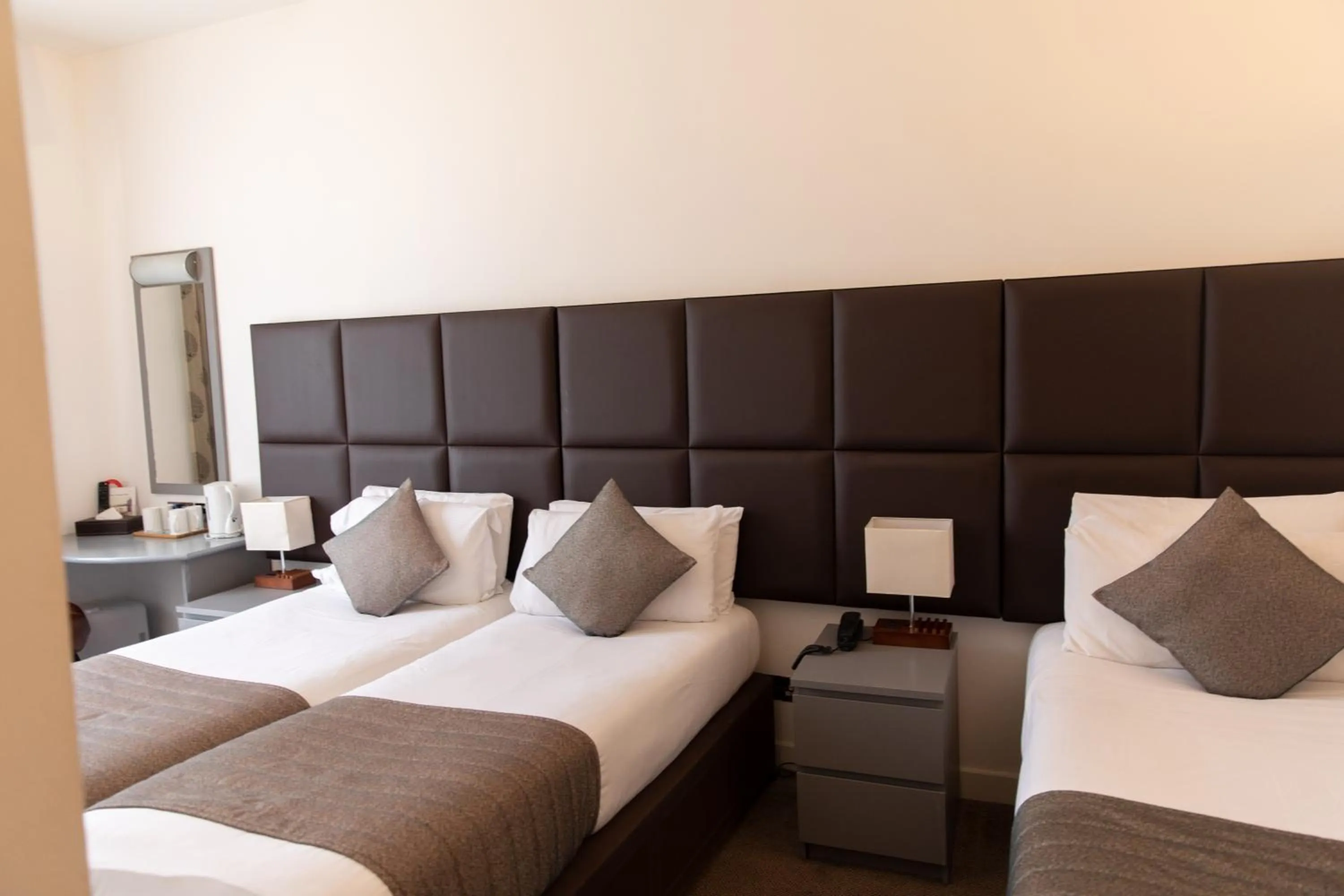 Bed in Duke Of Leinster Hotel