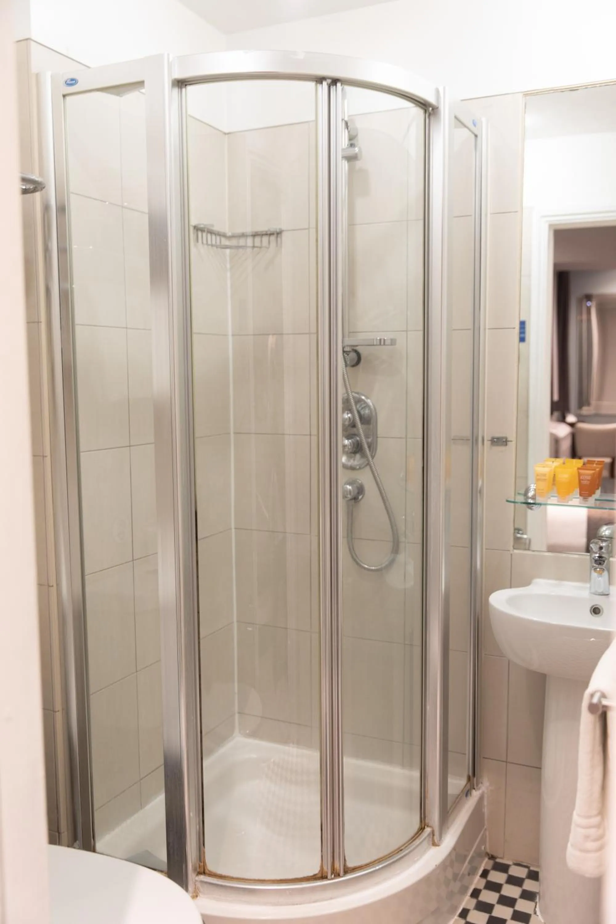 Shower in Duke Of Leinster Hotel