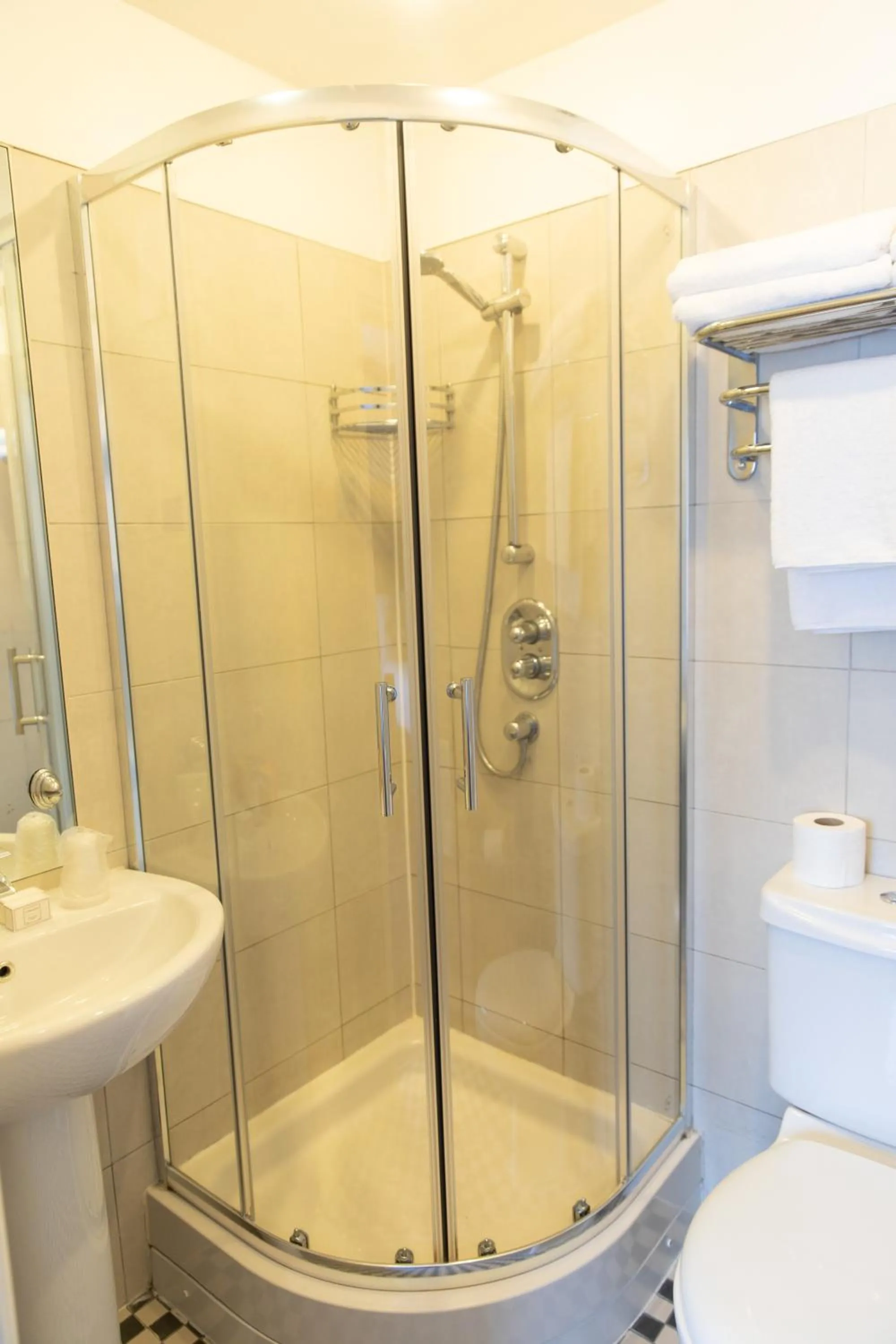 Shower in Duke Of Leinster Hotel