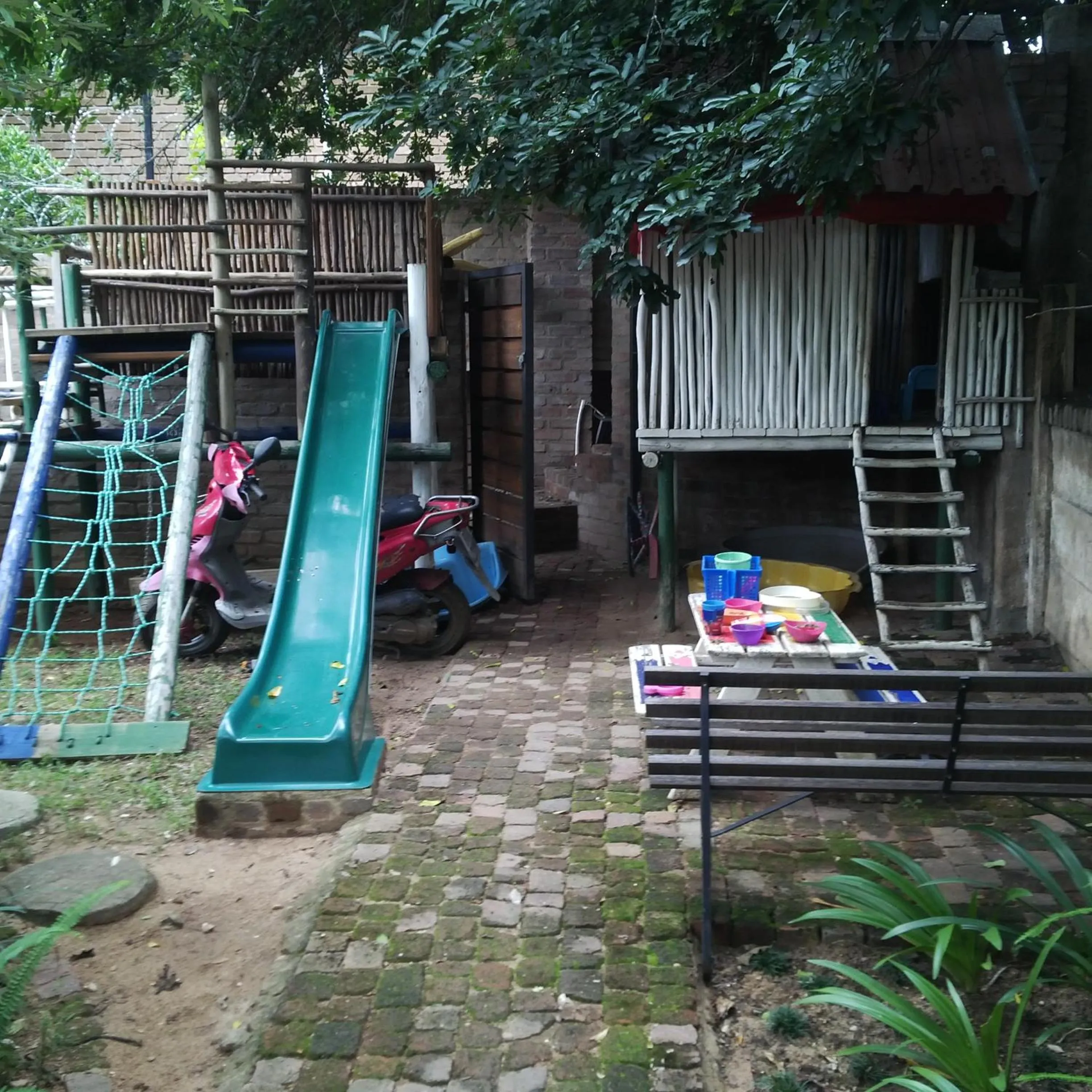 Children play ground in Zebrina Guest House