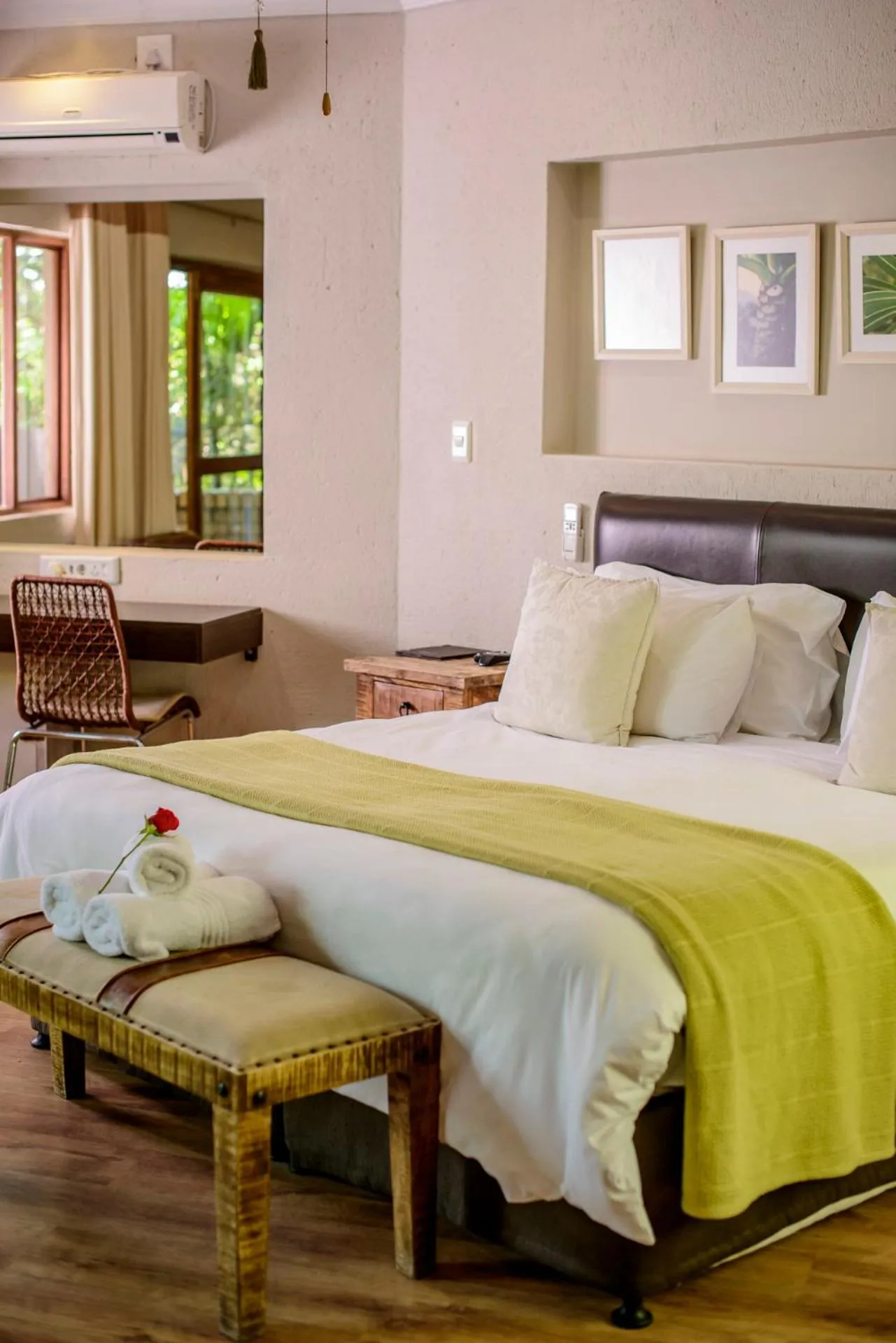 Bed in Zebrina Guest House