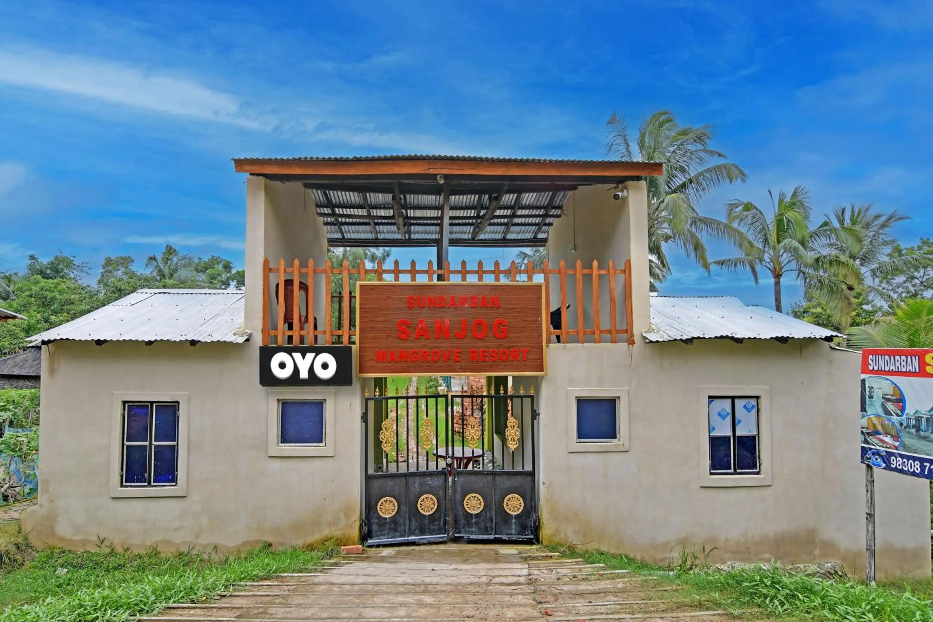 Facade/entrance in SPOT ON Sundarban Sanjog Mangrove Resort