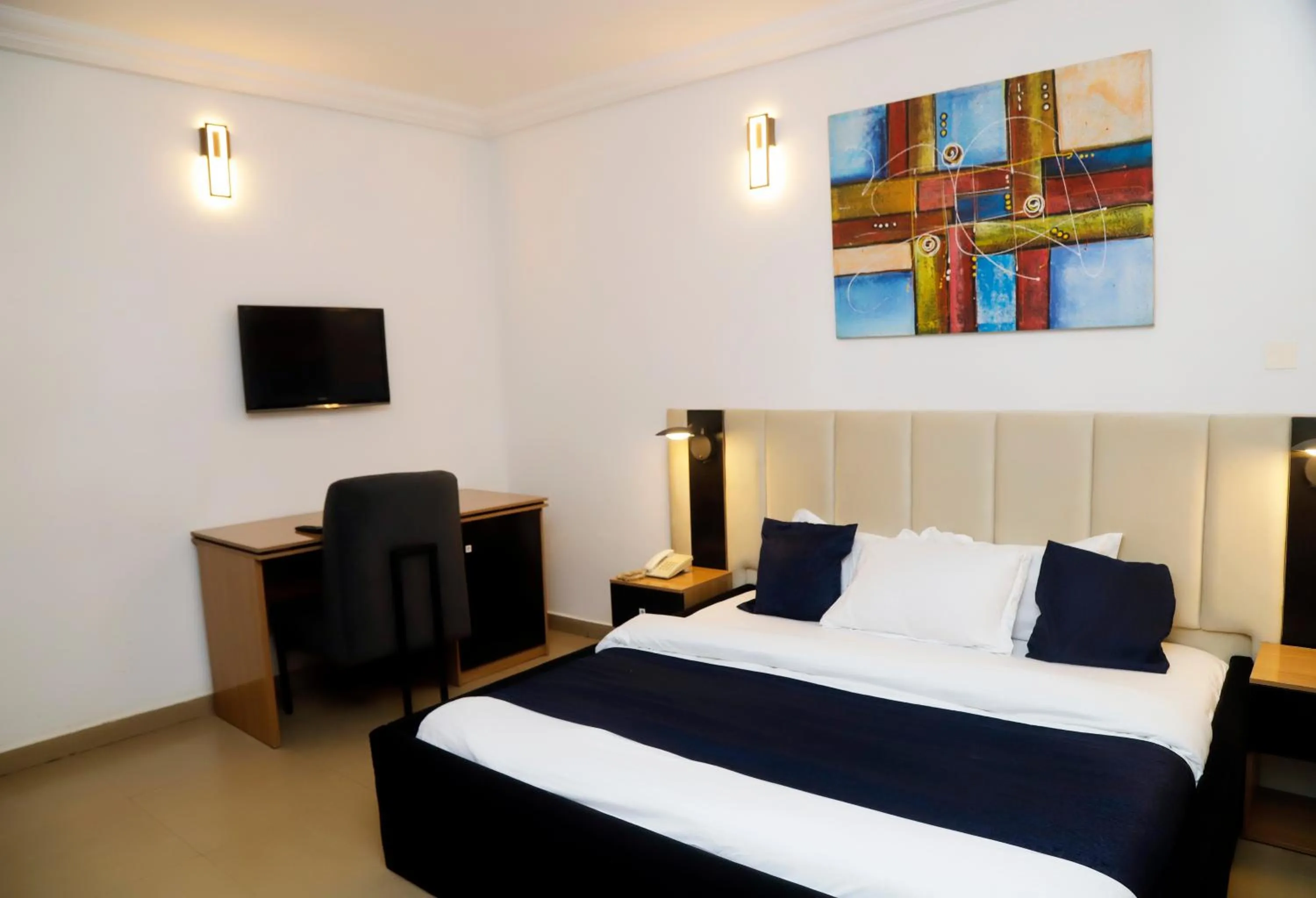 Bed in Western Dreams Hotel