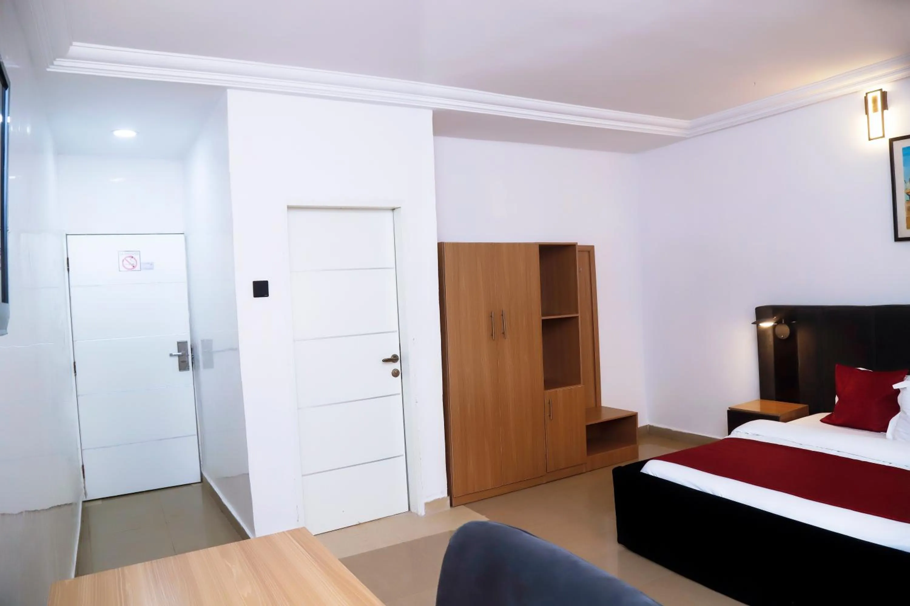 Bed in Western Dreams Hotel