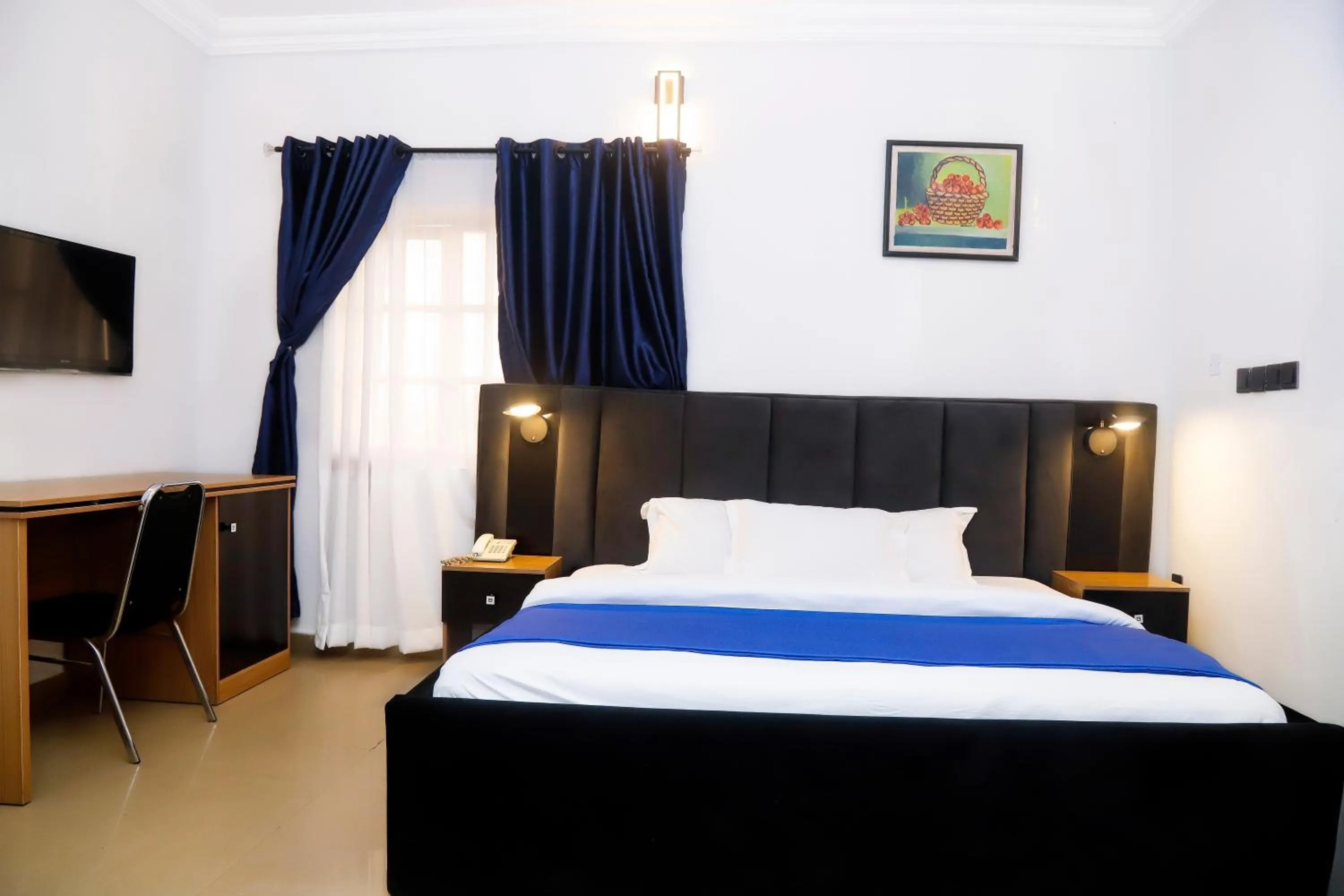 Bed in Western Dreams Hotel