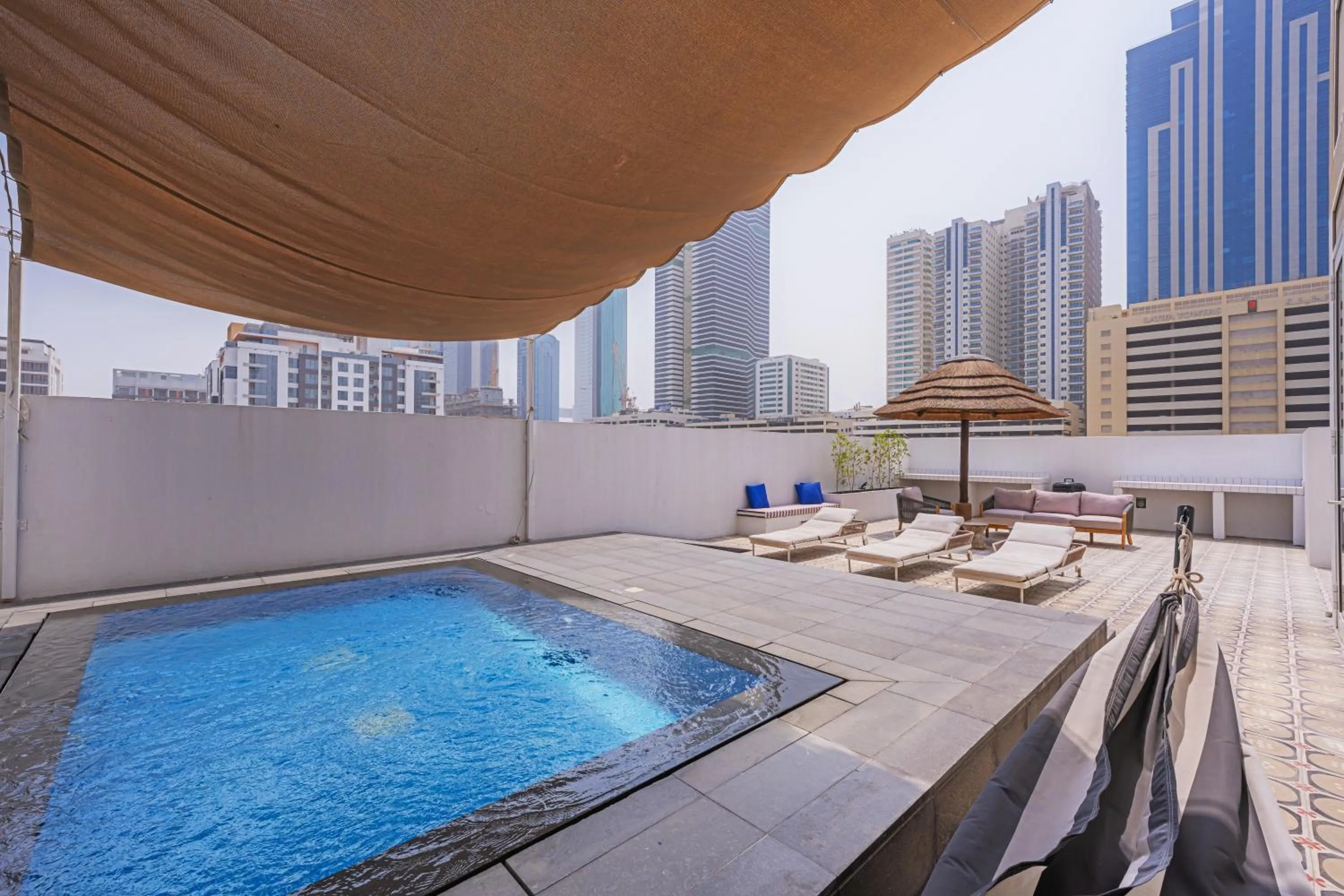 Balcony/Terrace in Shada Hotel Dubai - فندق شدا دبي