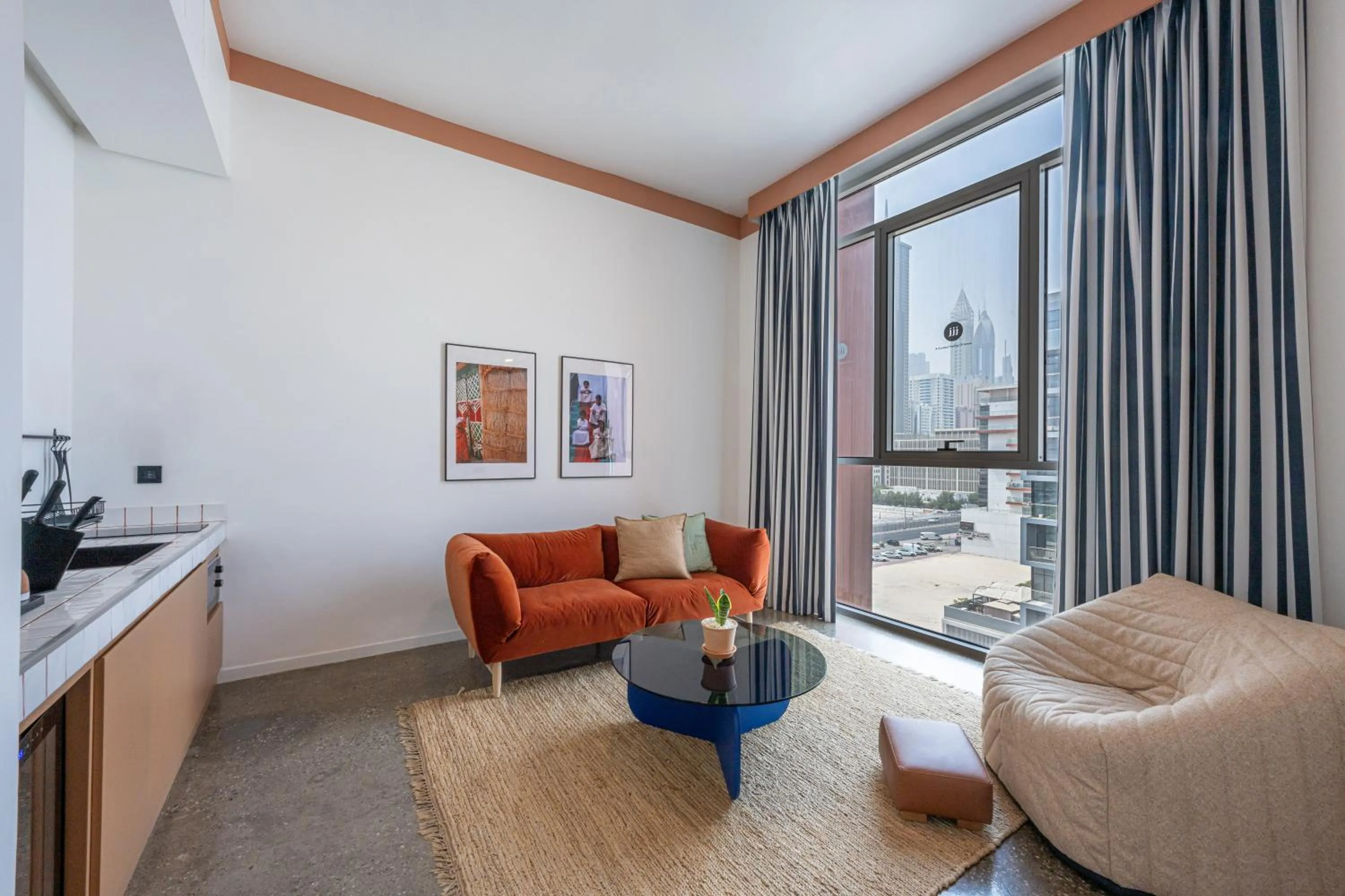 Living room in Shada Hotel Dubai - فندق شدا دبي