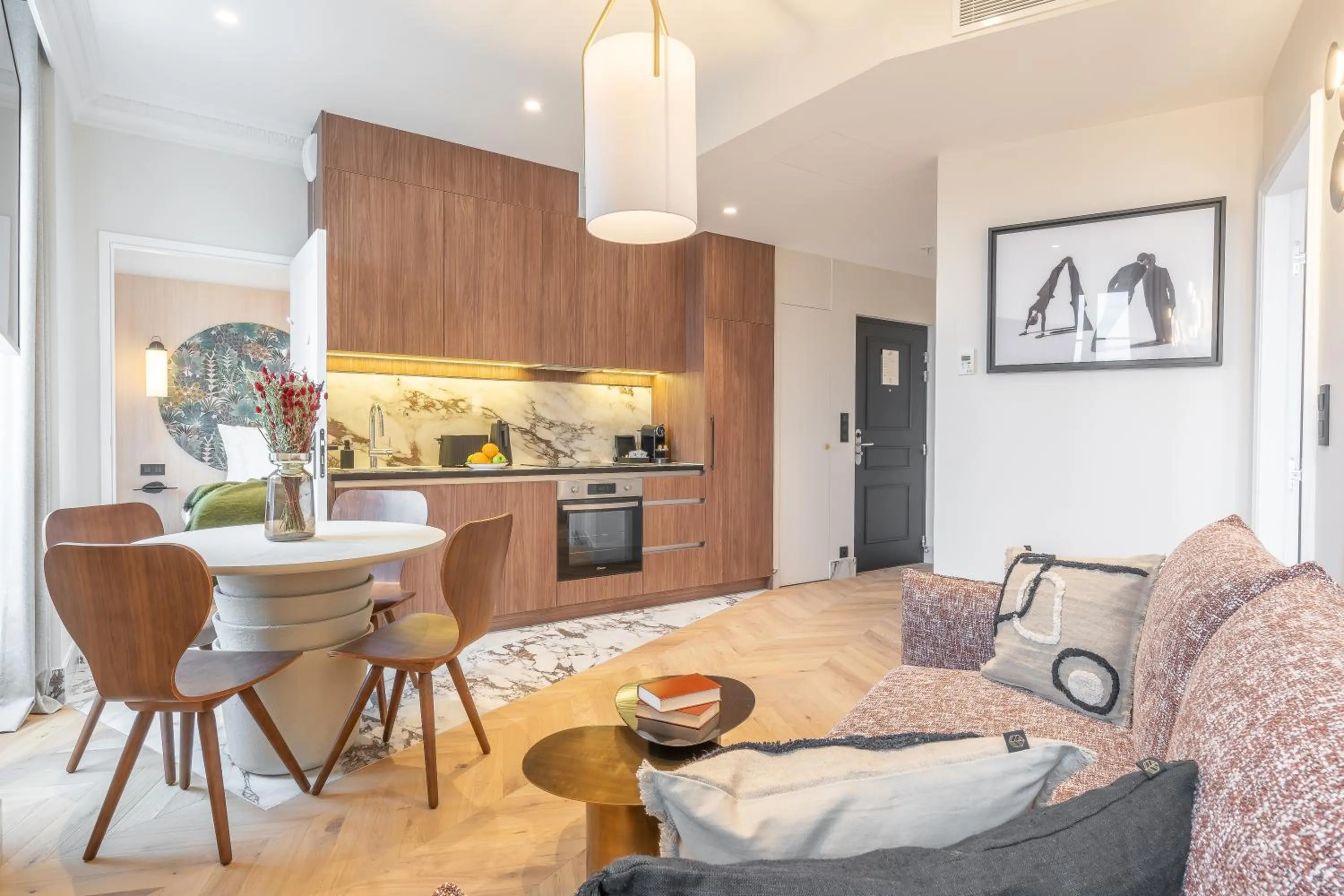 Living room in Yuna Saint-Germain-des-Prés - Serviced Apartments