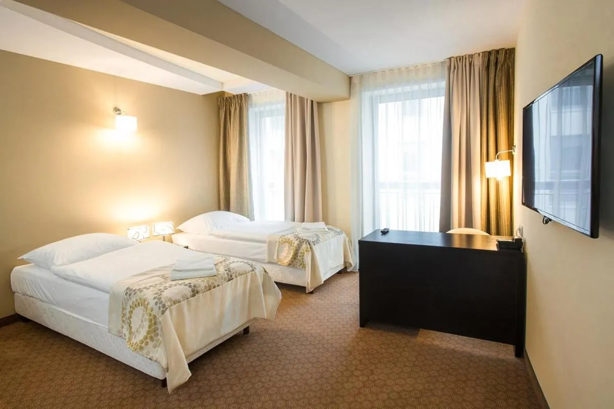 Bed in Hotel Zimowit