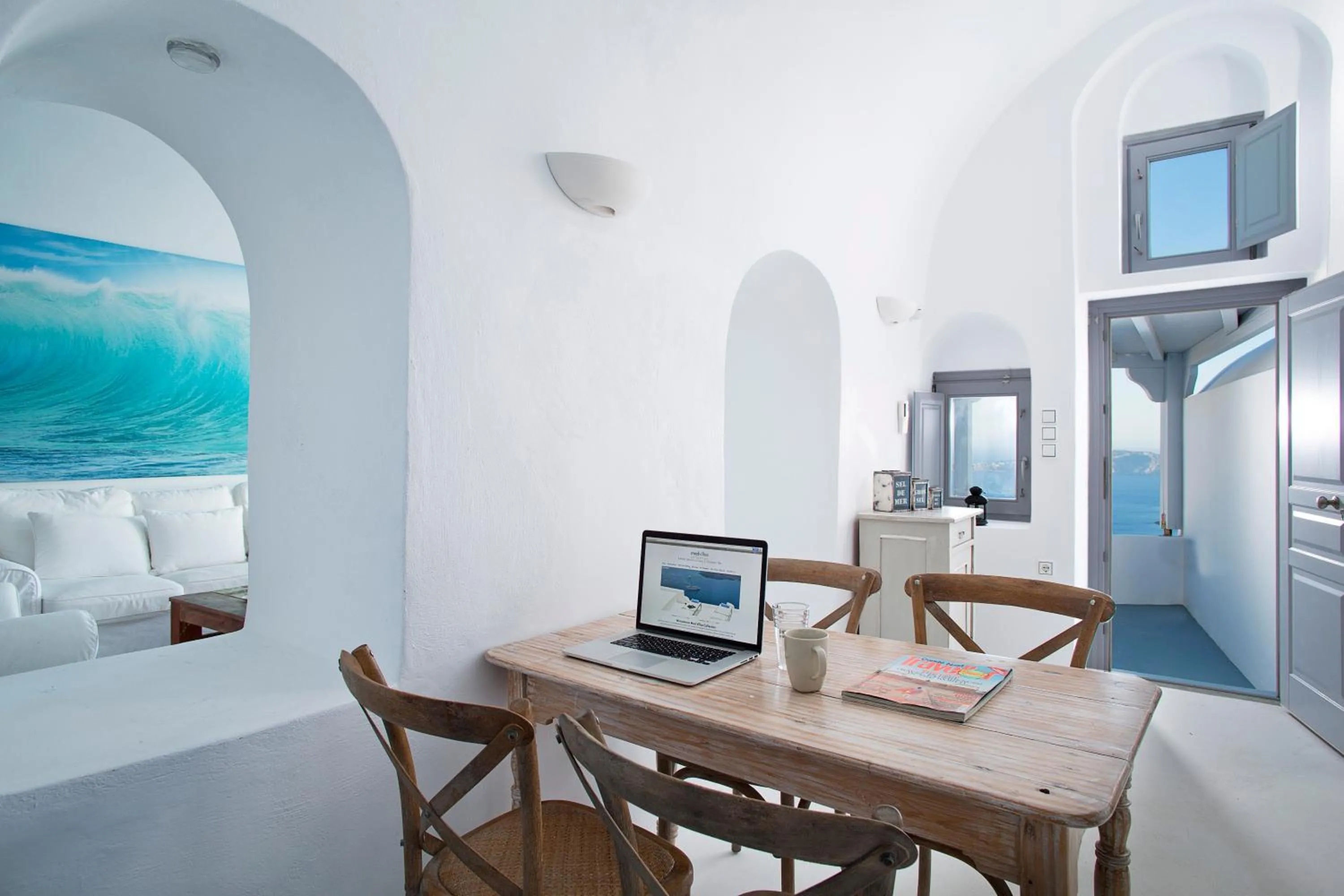 Seating area in Gaia Villa