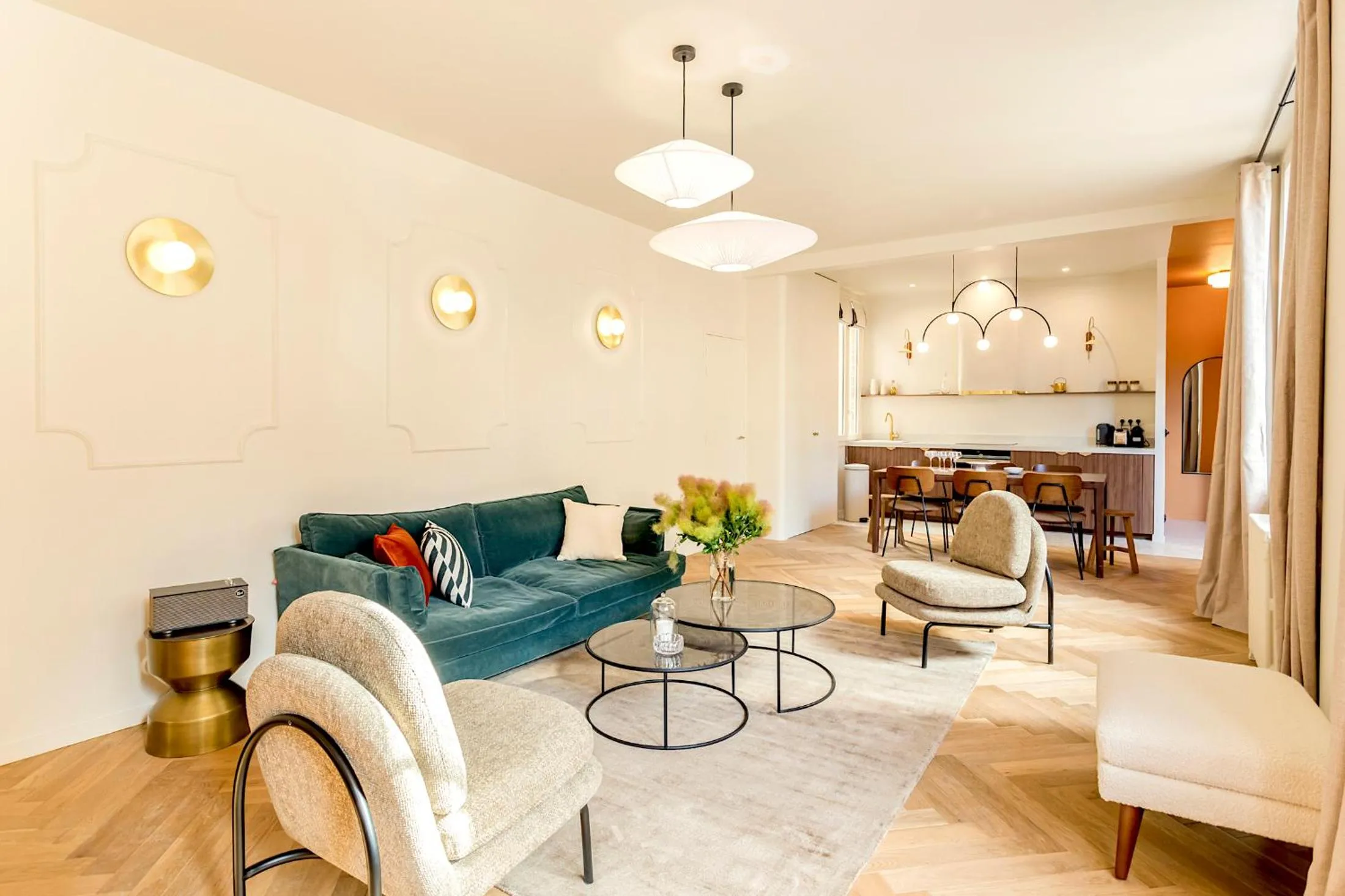 Living room in Habitat Parisien - Bourse Feydeau