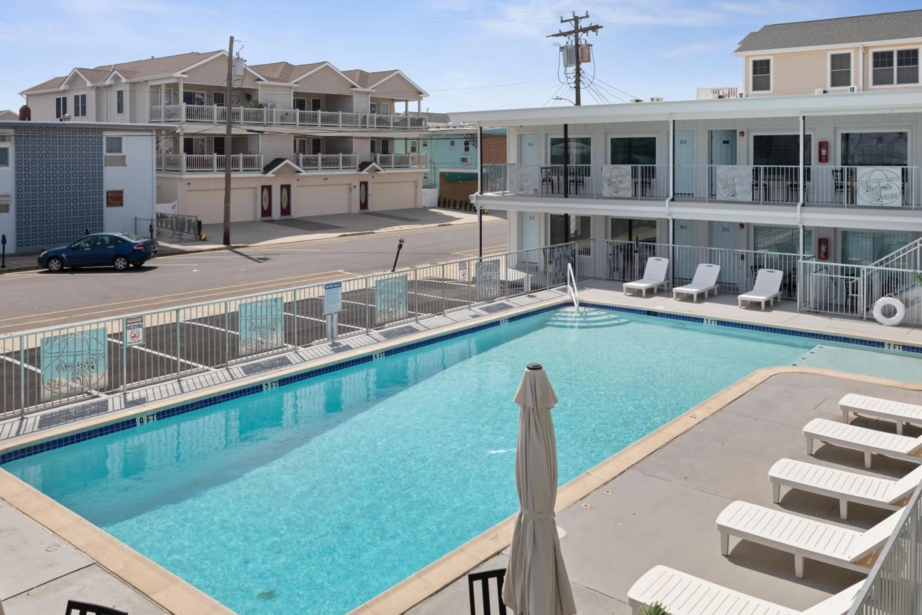 Swimming pool in The Beach House