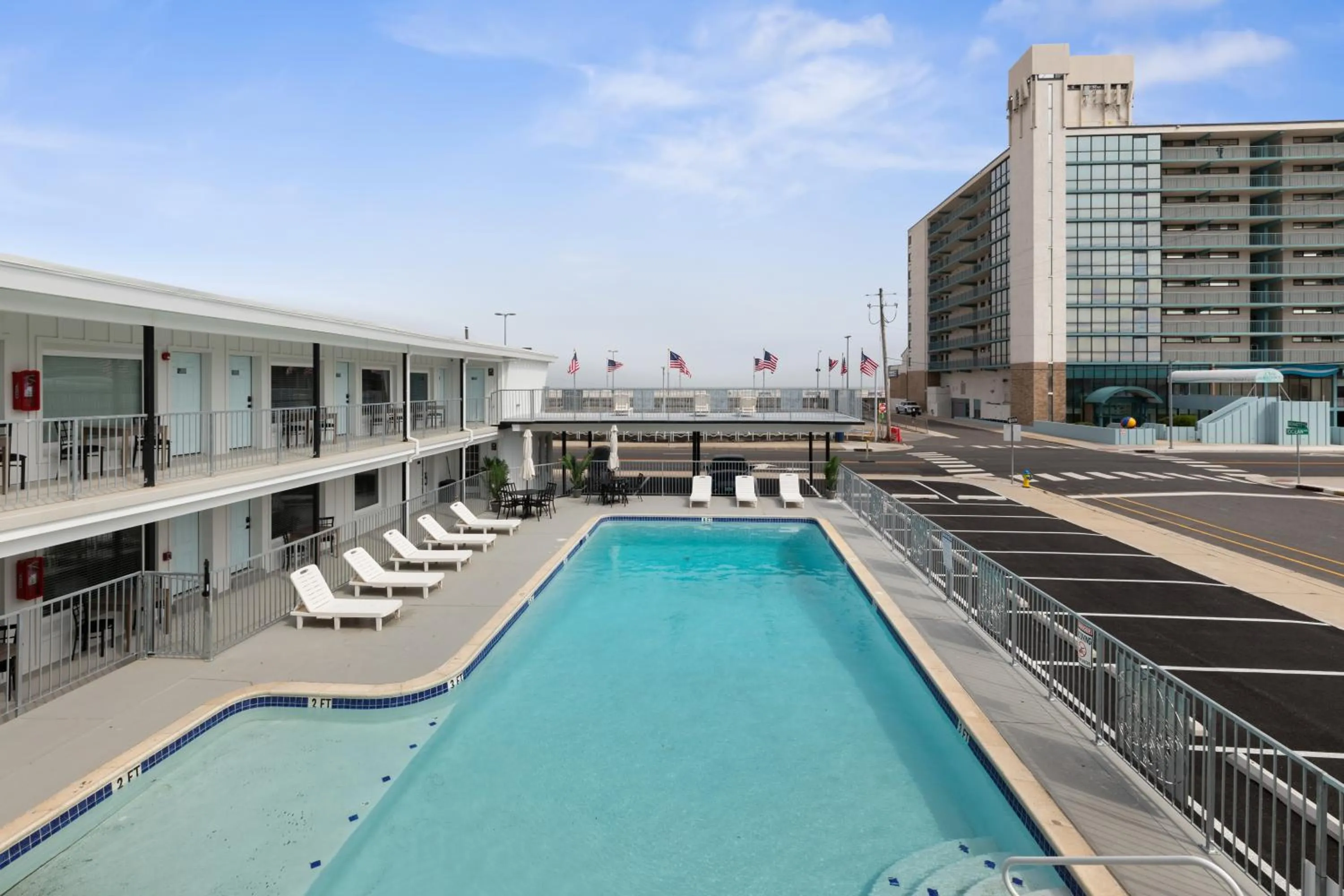 Swimming pool in The Beach House