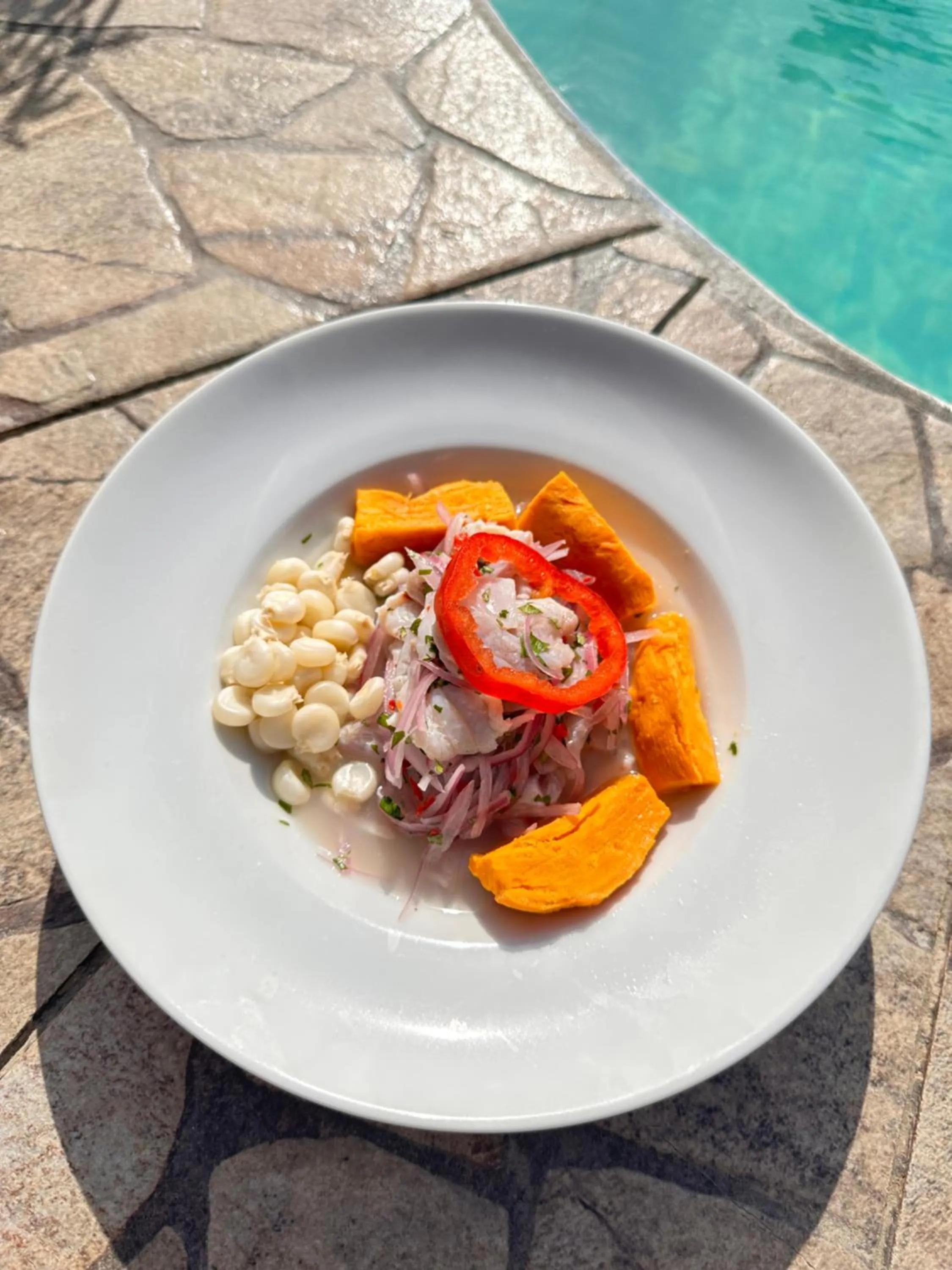 Food close-up in Hotel Puerto Antiguo