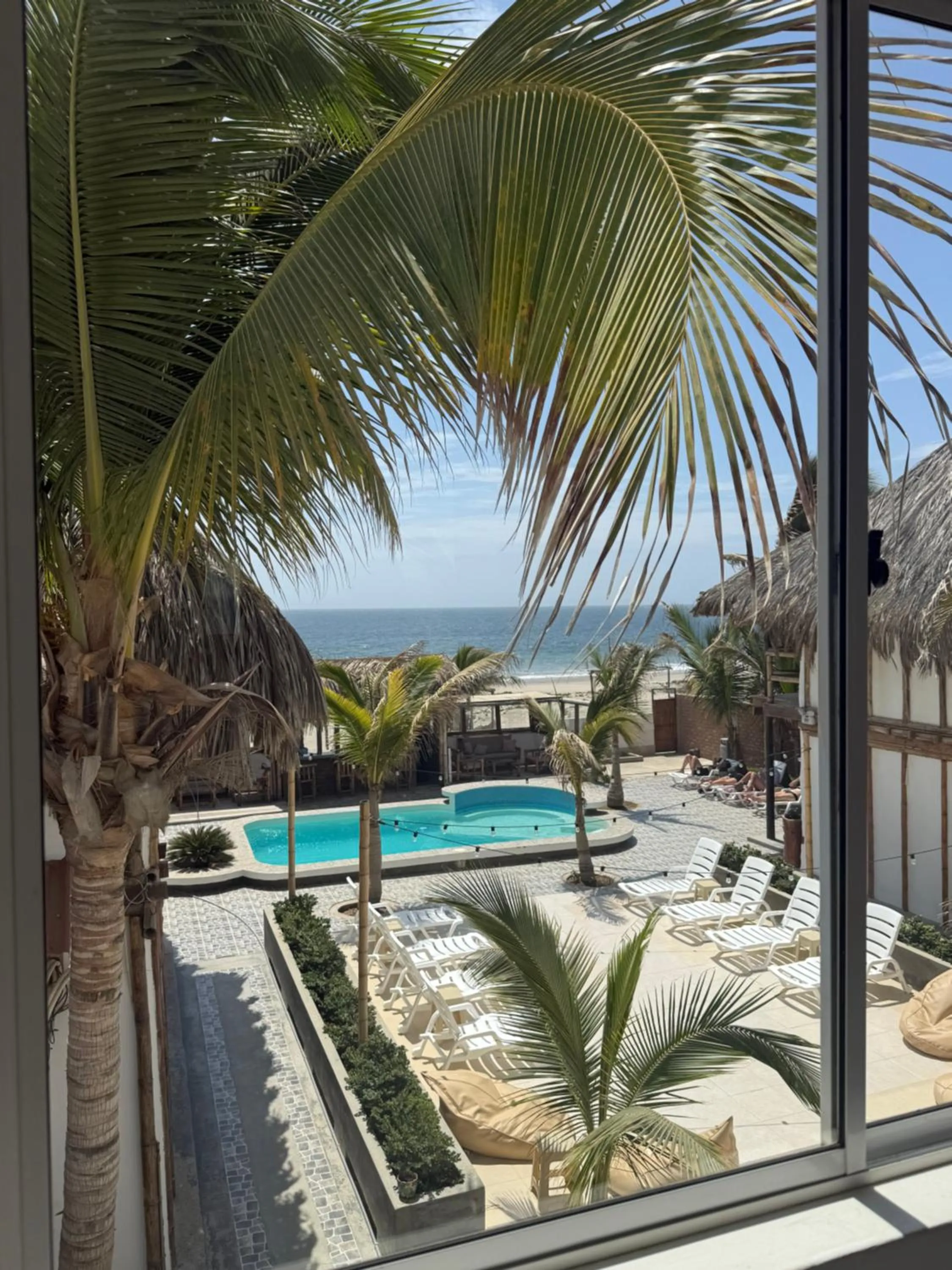 Patio in Hotel Puerto Antiguo