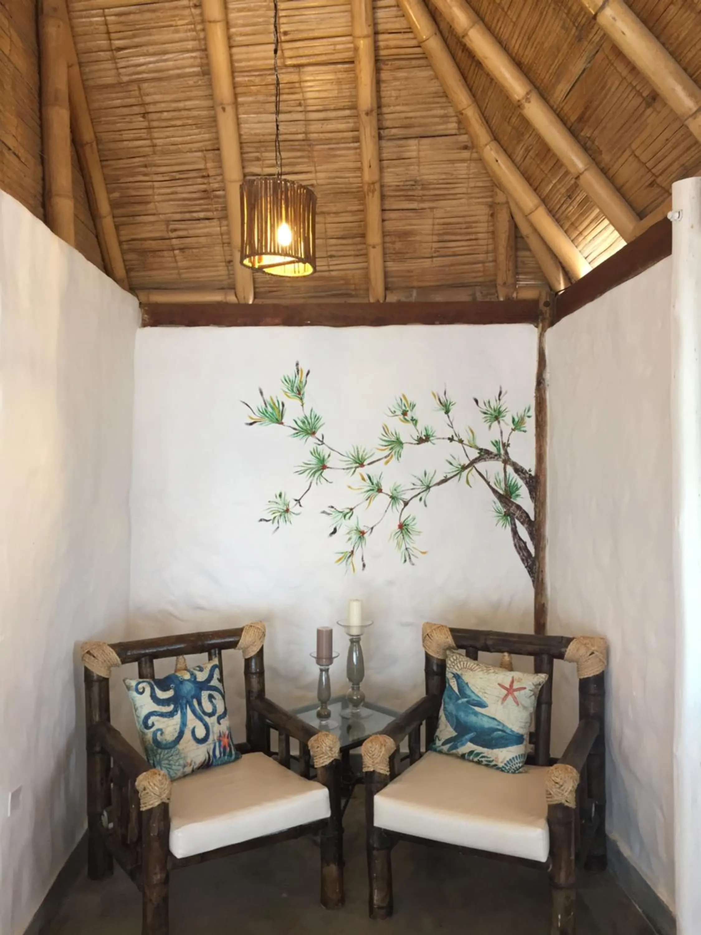 Living room in Hotel Puerto Antiguo