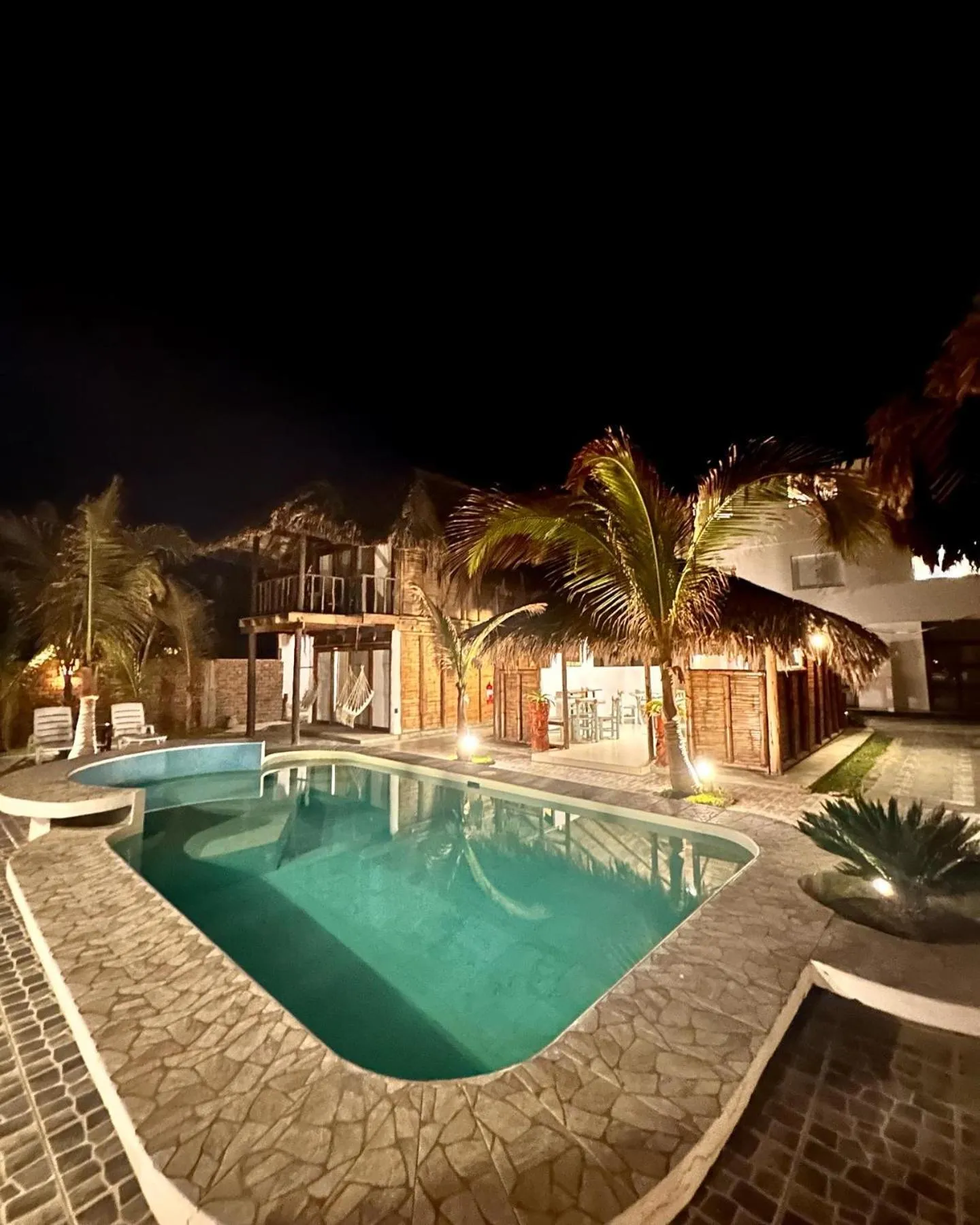 Pool view in Hotel Puerto Antiguo