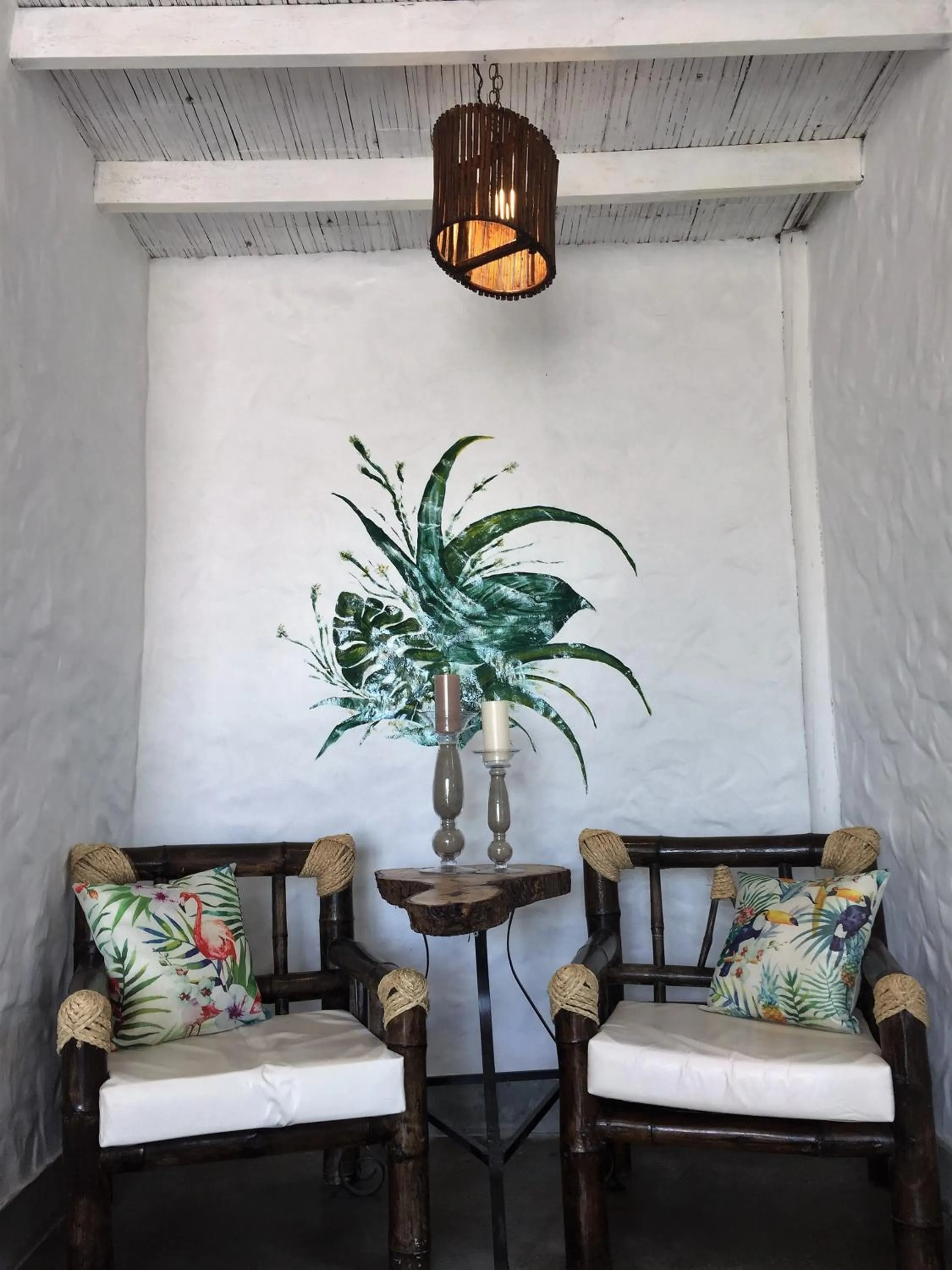 Living room in Hotel Puerto Antiguo