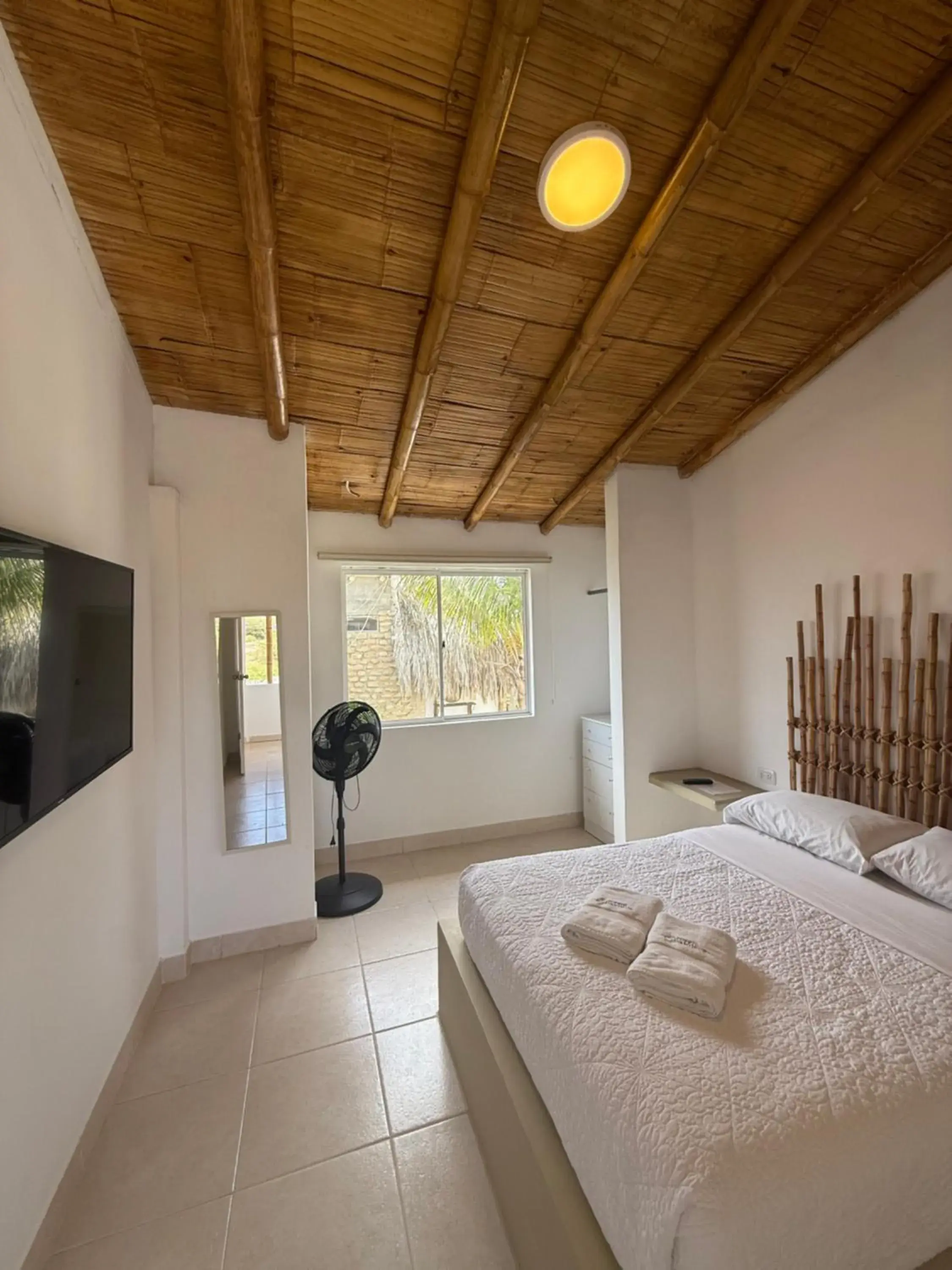 Double Room with Garden View in Hotel Puerto Antiguo Double Room with Garden View in Hotel Puerto Antiguo