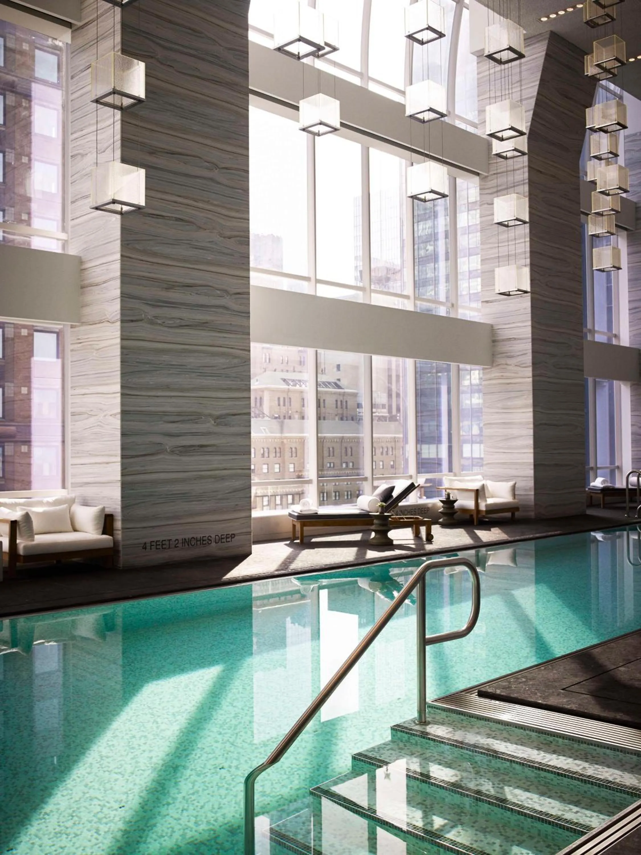 Swimming pool in Park Hyatt New York