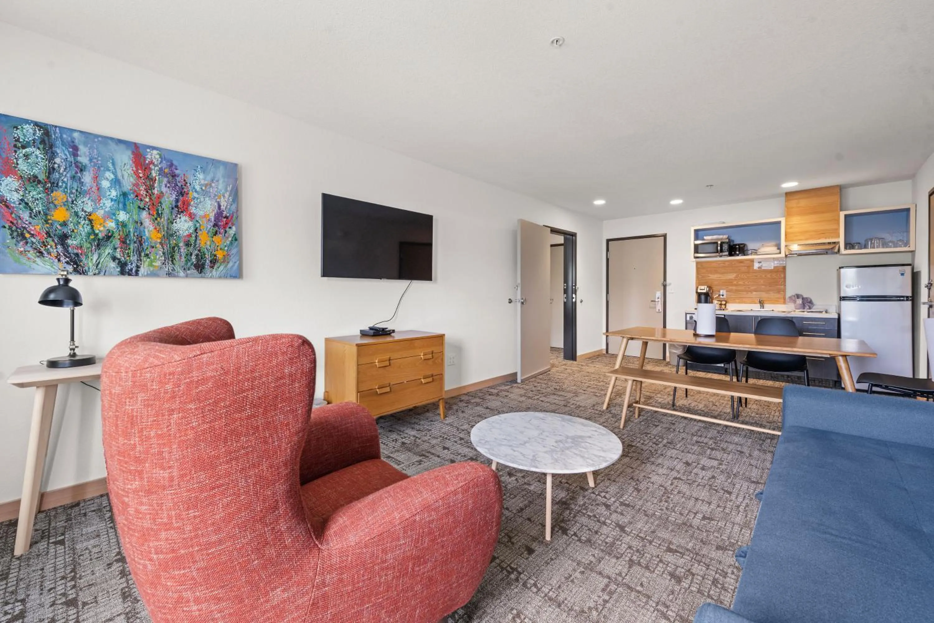 Living room in River Inn at Seaside