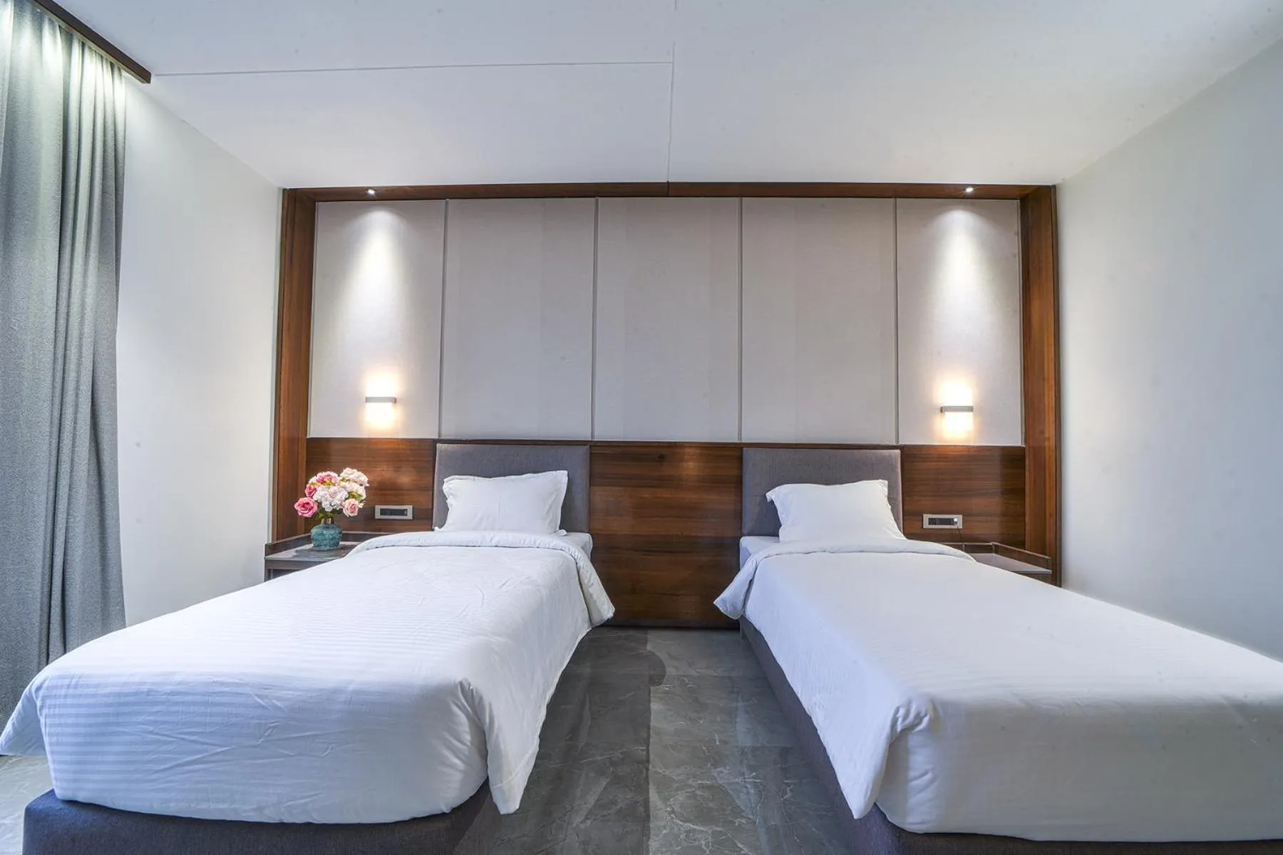 Photo of the whole room, Bed in Hotel Devgiri Inn and Restaurant
