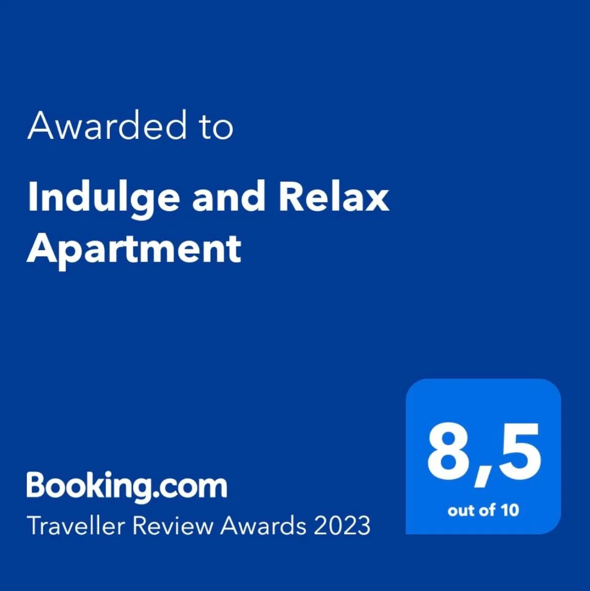 Indulge and Relax Apartment