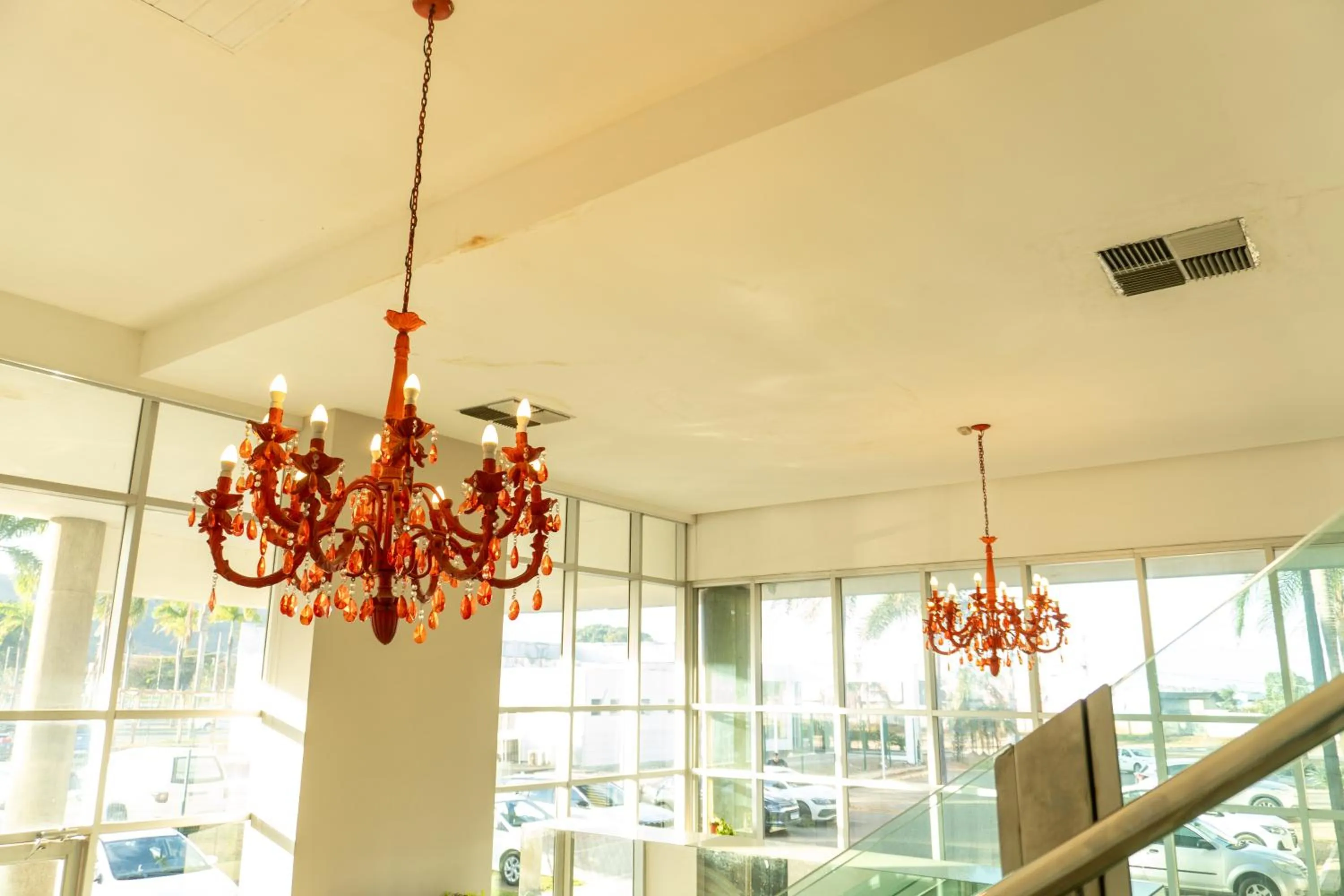 Lobby or reception in San Diego Suites Veredas Sete Lagoas