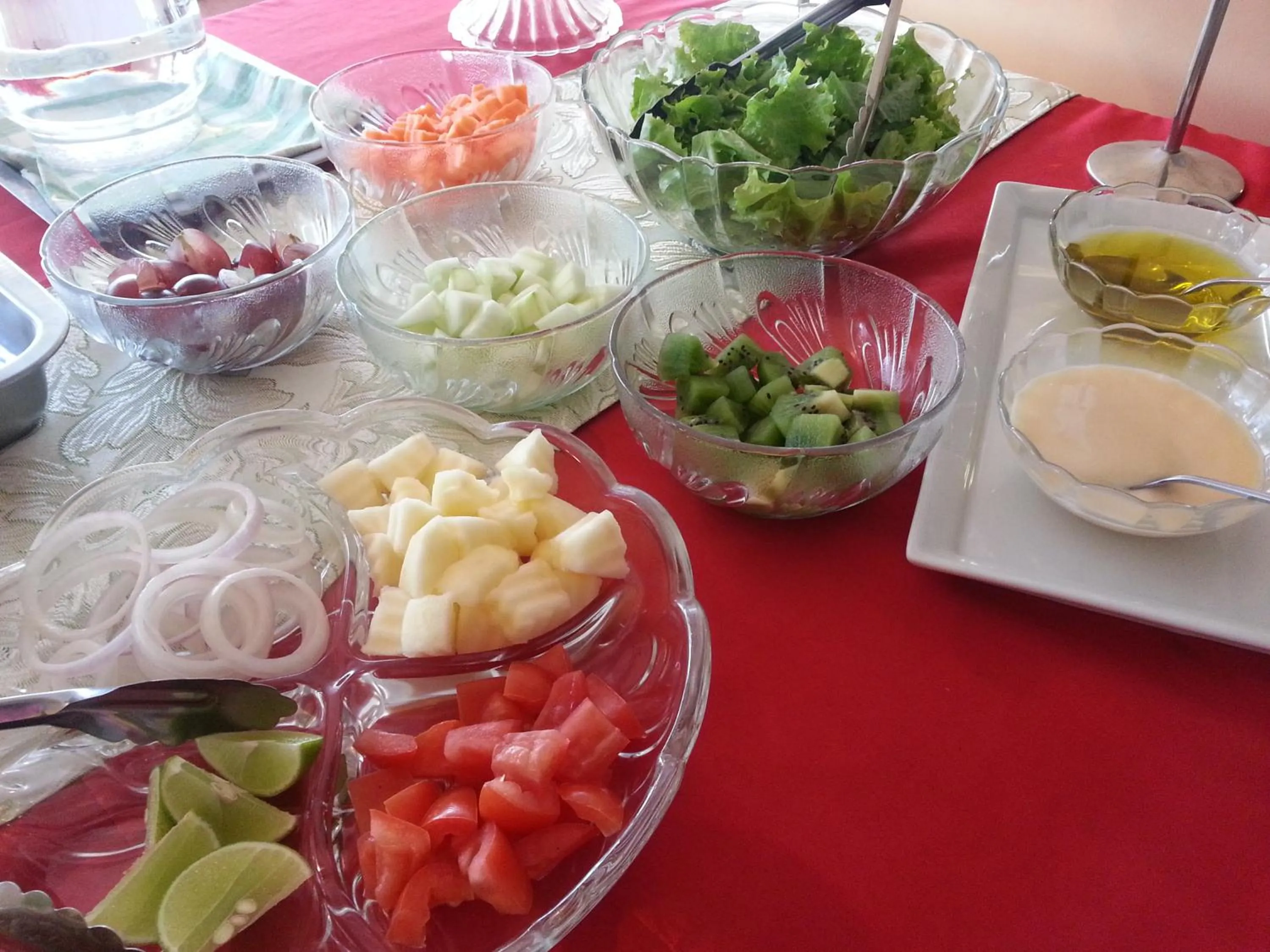 Buffet breakfast in Grand Laurel Hotel