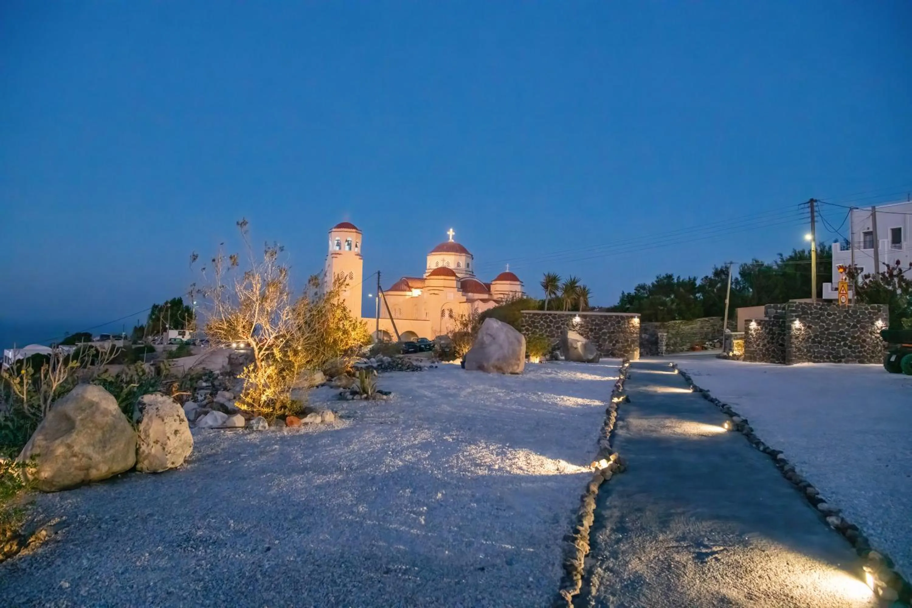 Natural landscape in Salida Del Sol Santorini