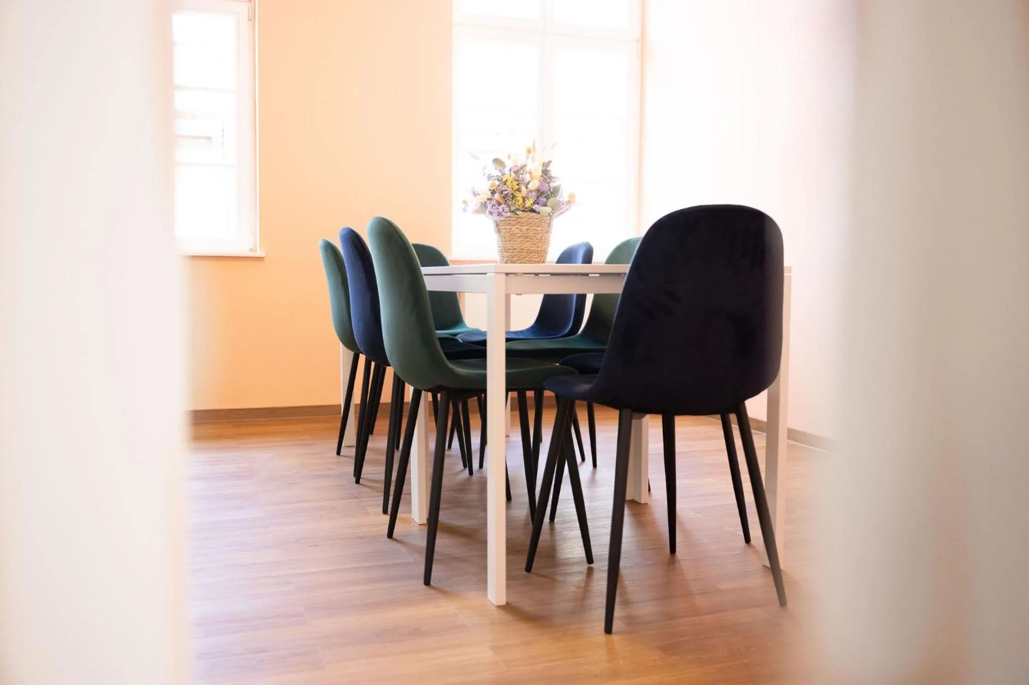 Seating area in House of Blooms