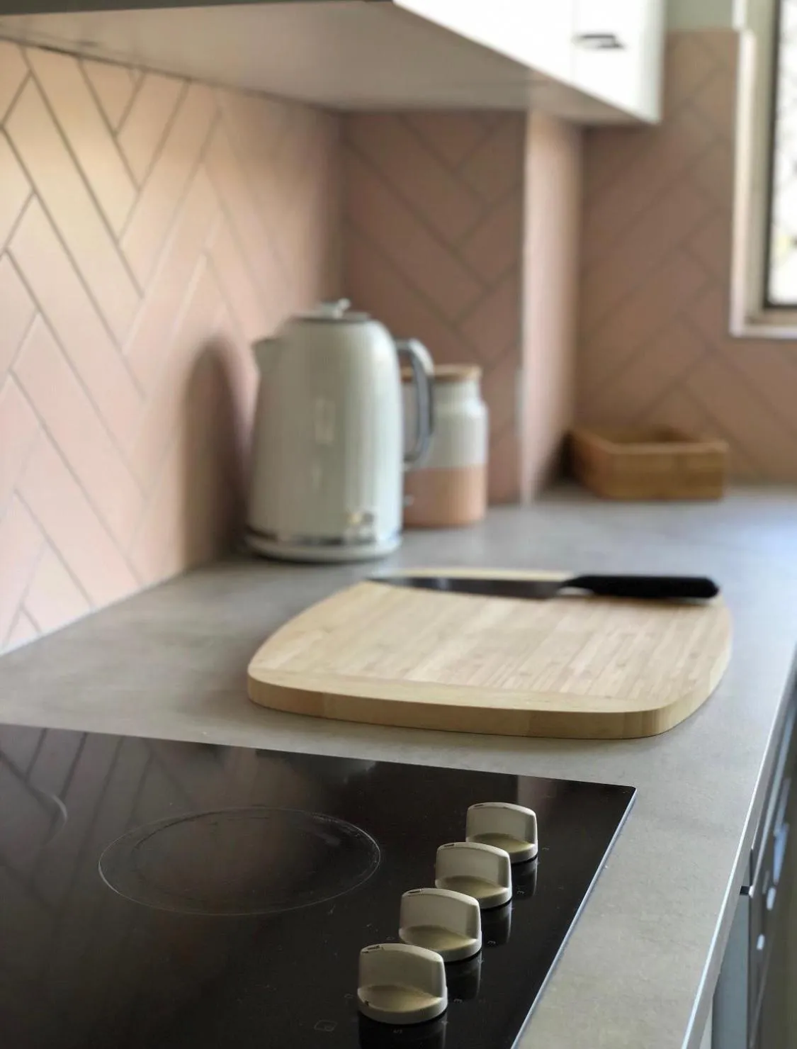 Kitchen or kitchenette in Le Beach Apartments