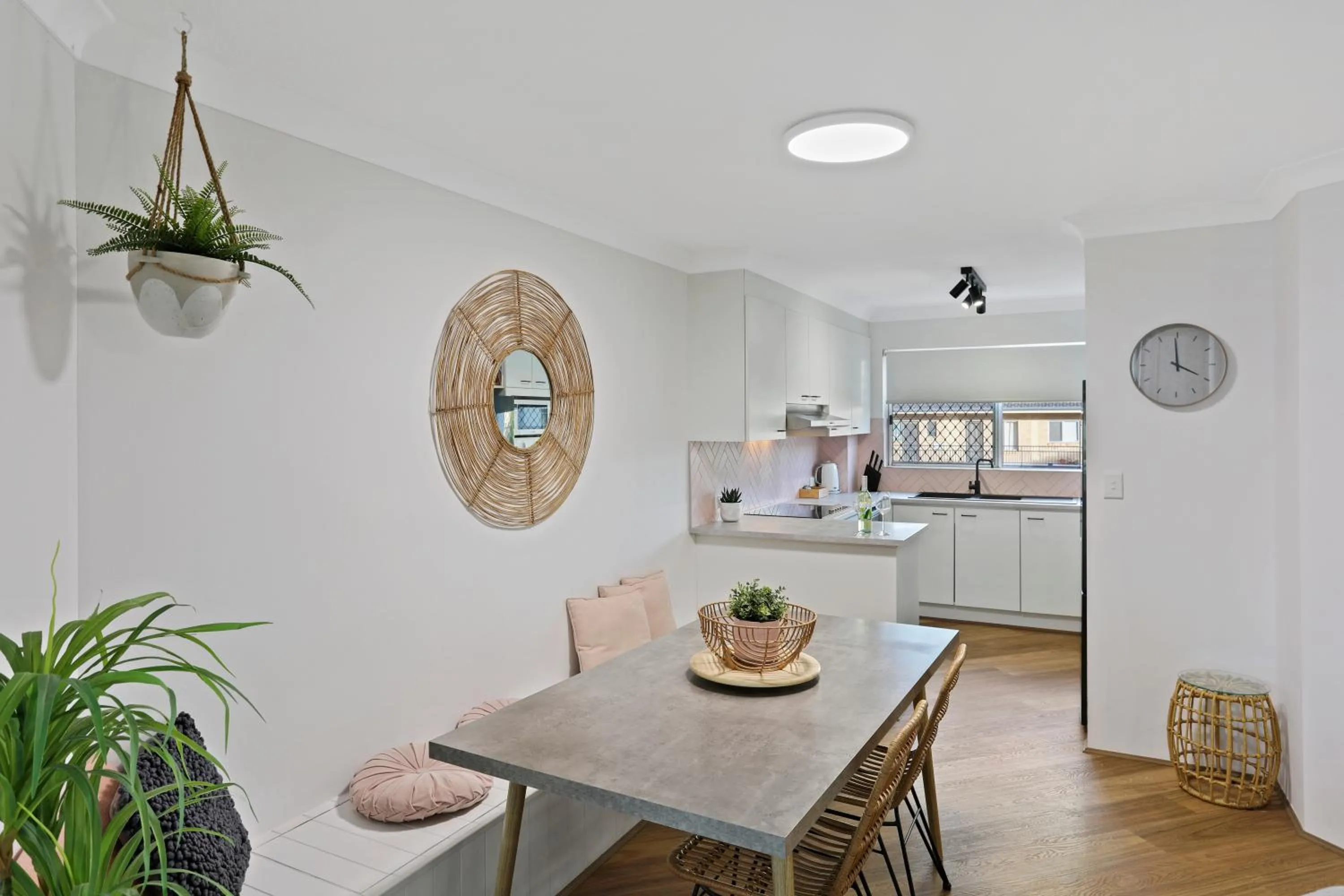 Kitchen or kitchenette in Le Beach Apartments