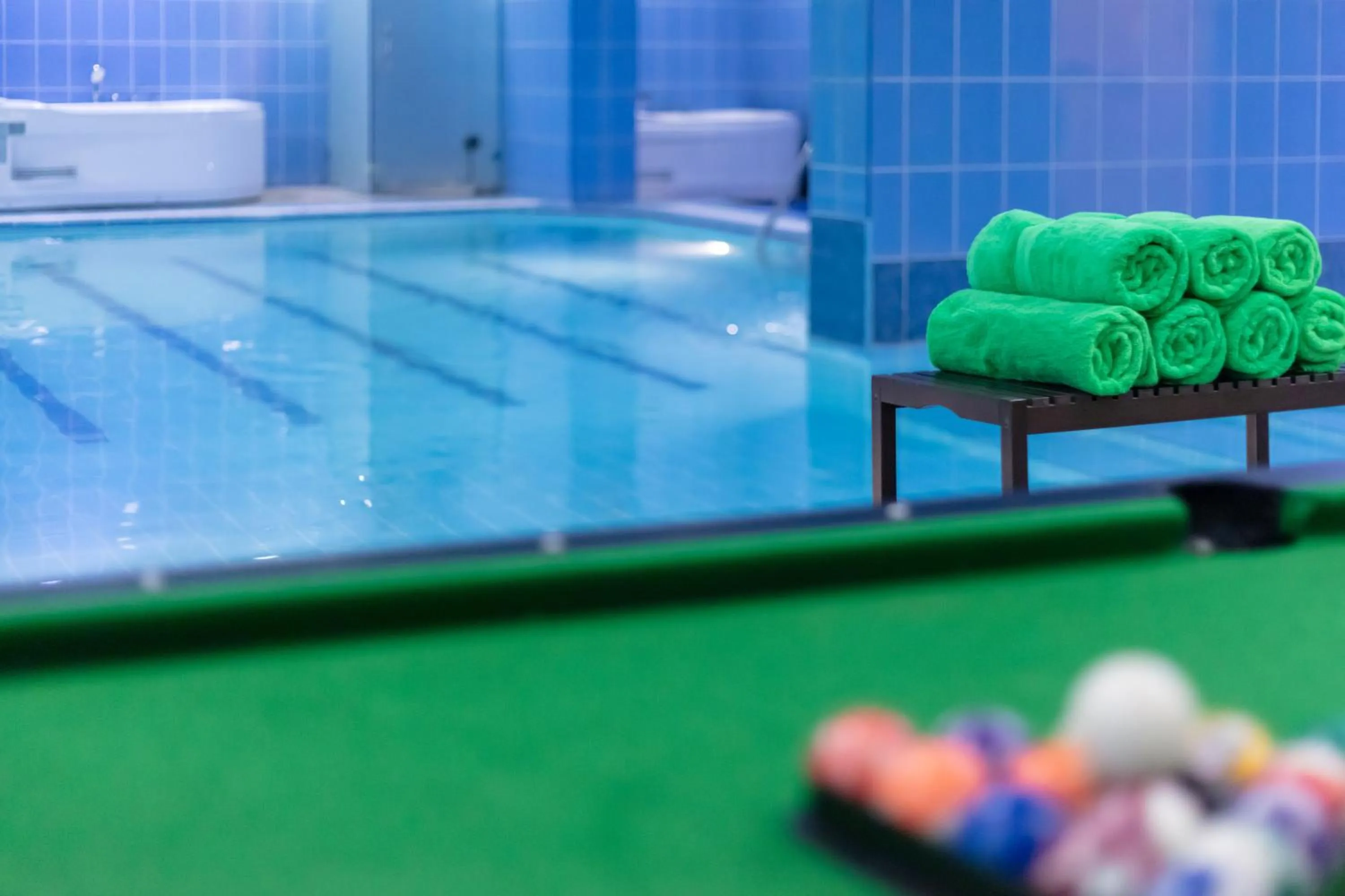 Swimming pool in City Tower Hotel