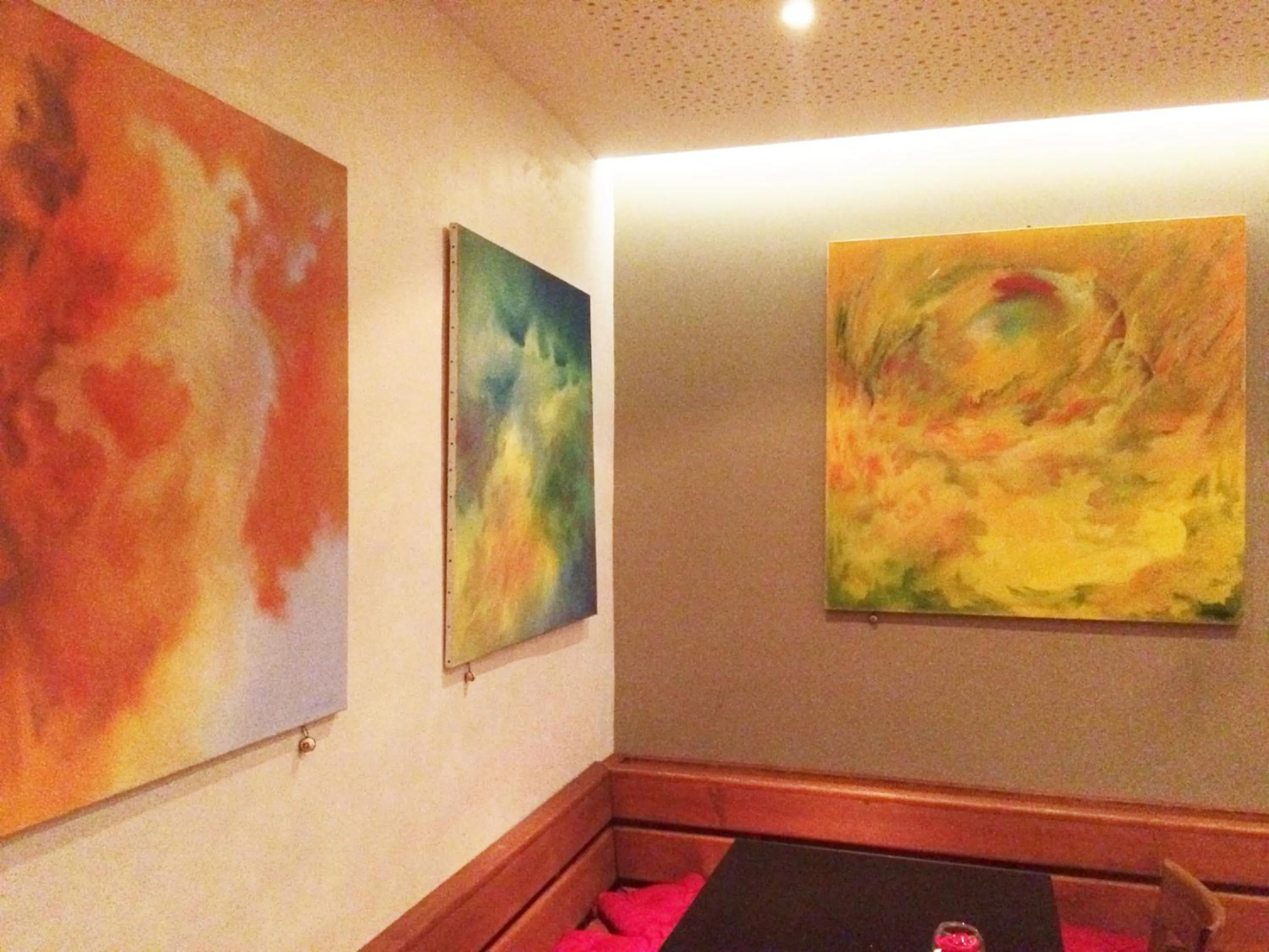 Decorative detail in Auberge de Prangins