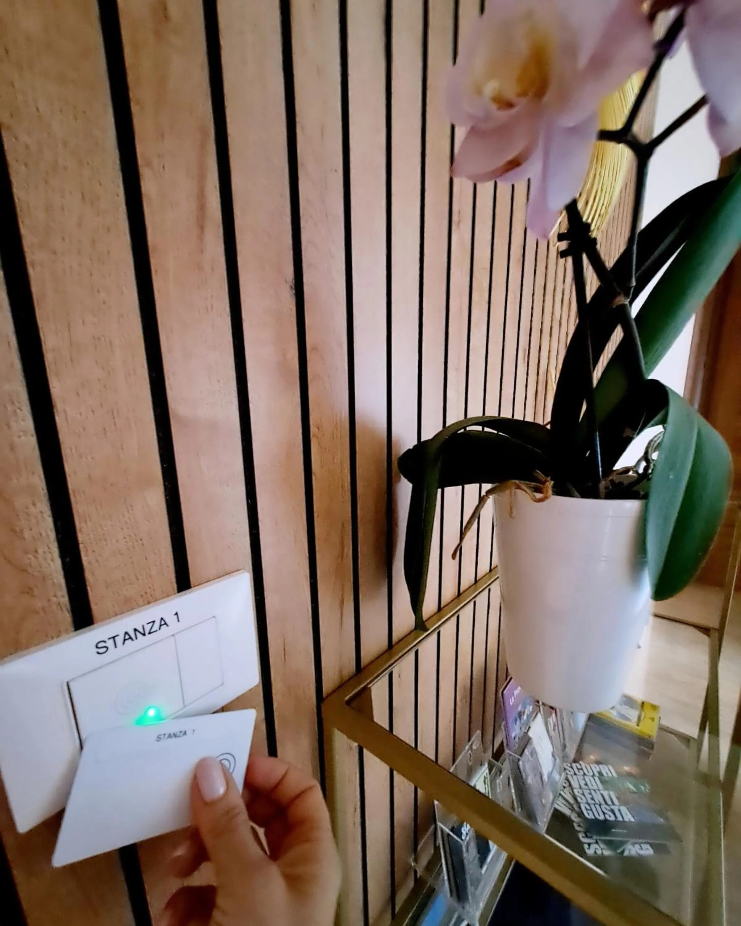 Decorative detail in B&B Domu Mea