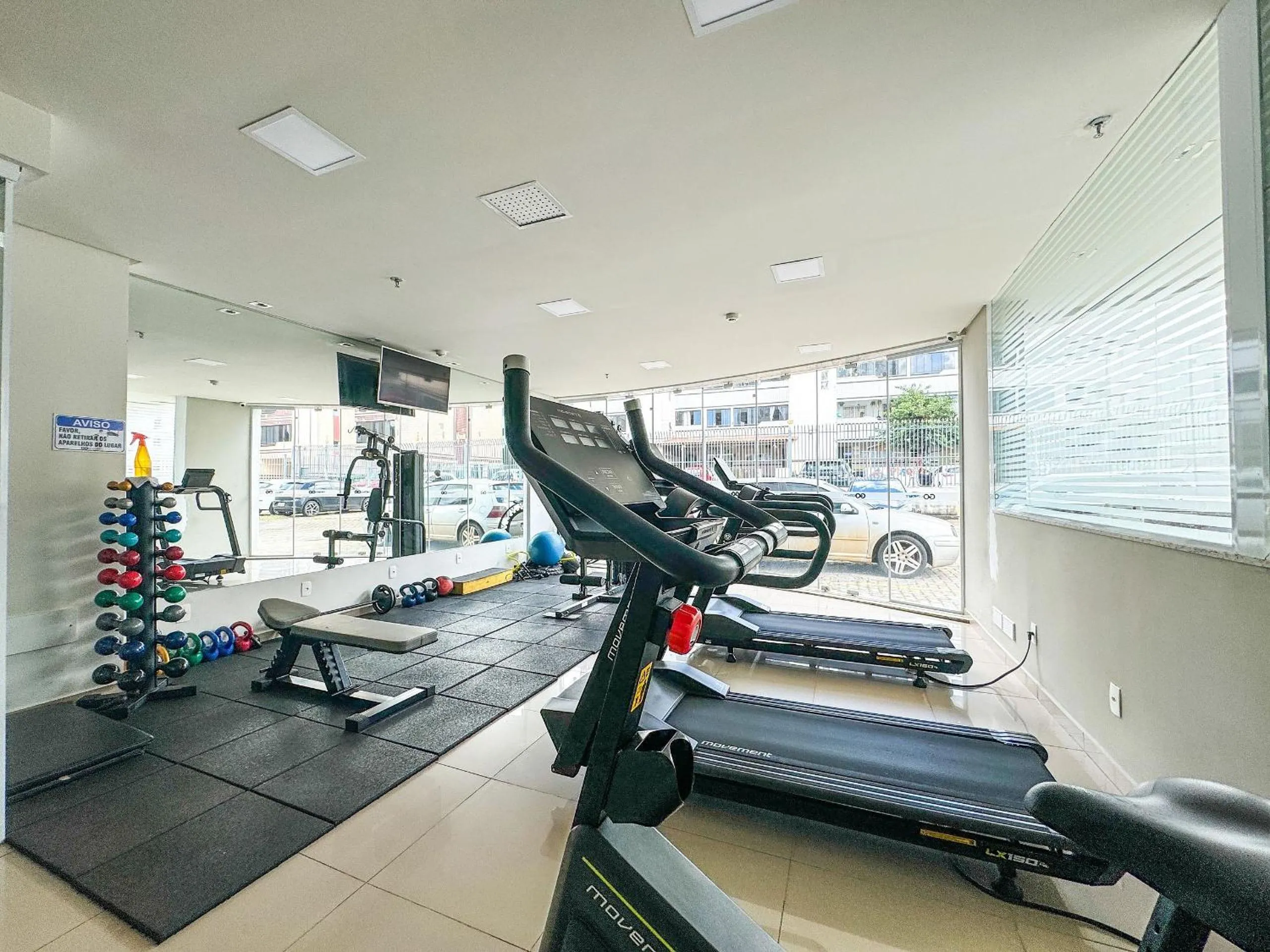 Fitness centre/facilities in APTOS 1 e 2QTO Lava e Seca e Academia