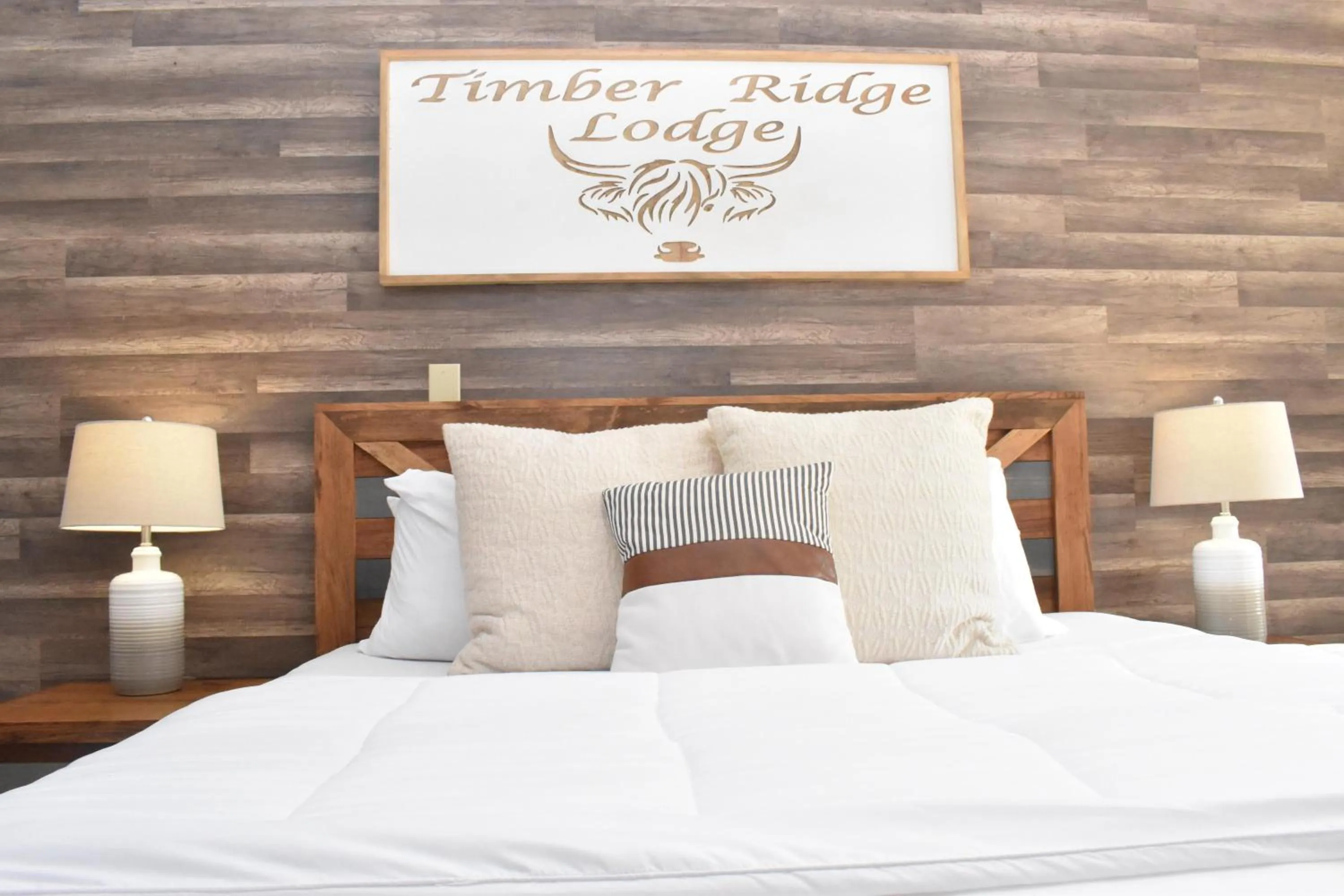 Bed in Timber Ridge Lodge Gatlinburg