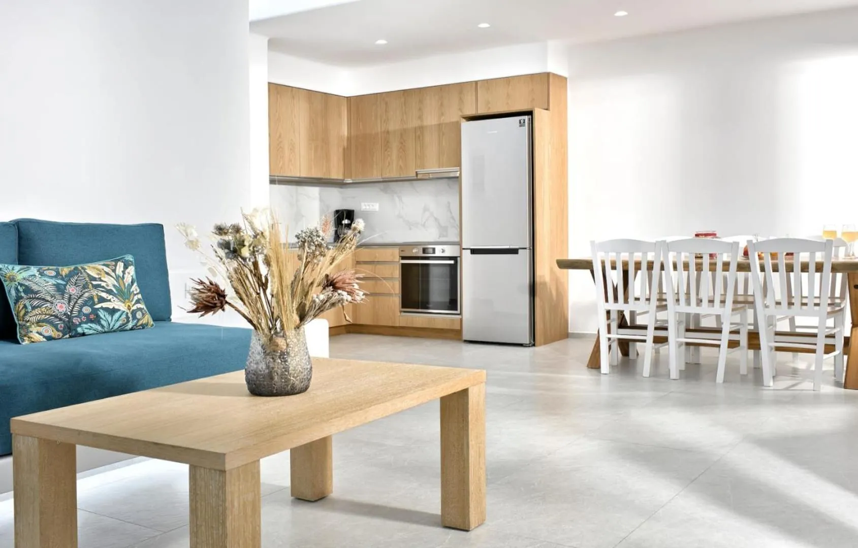 Dining area in AC Village Christoulis