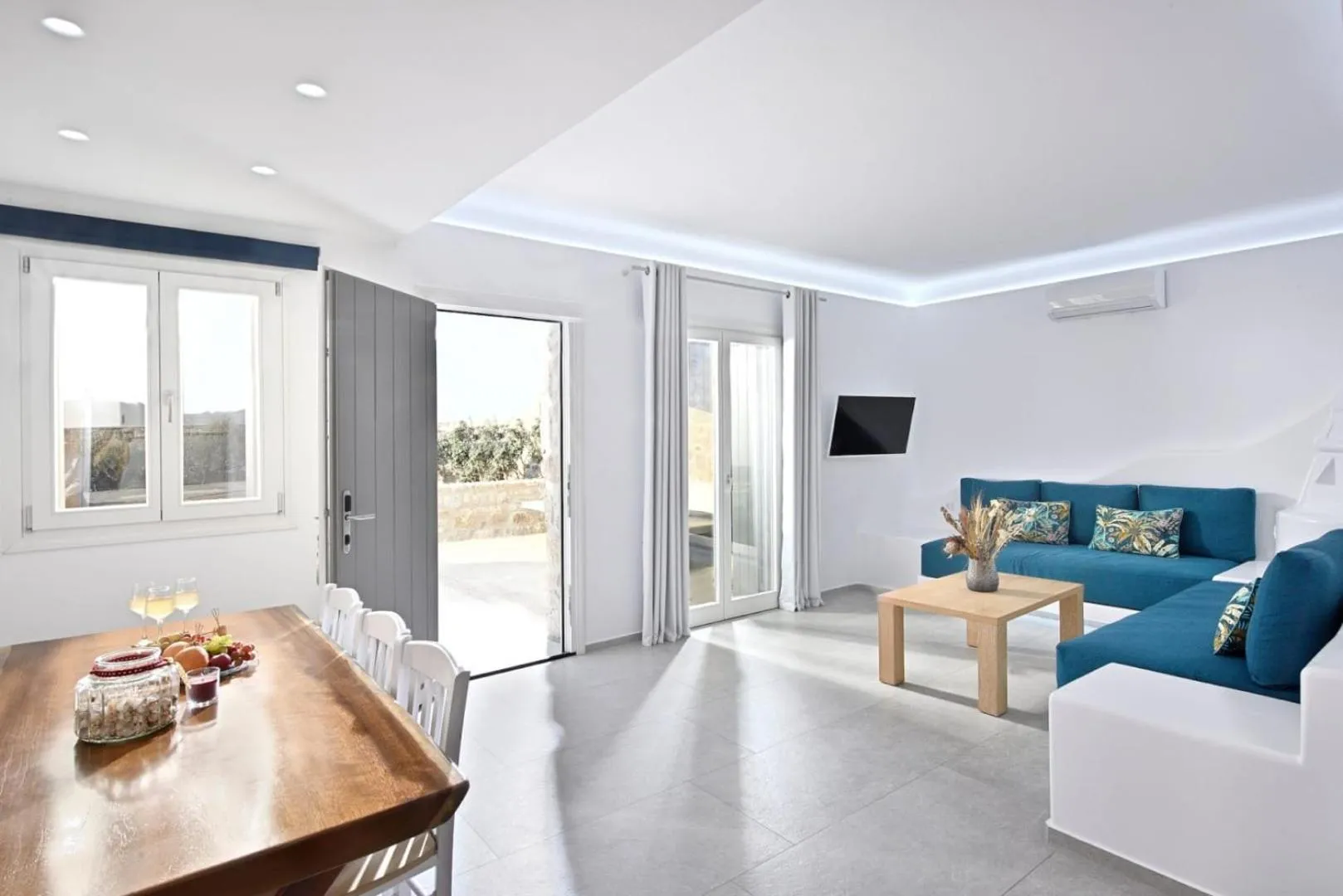 Dining area in AC Village Christoulis