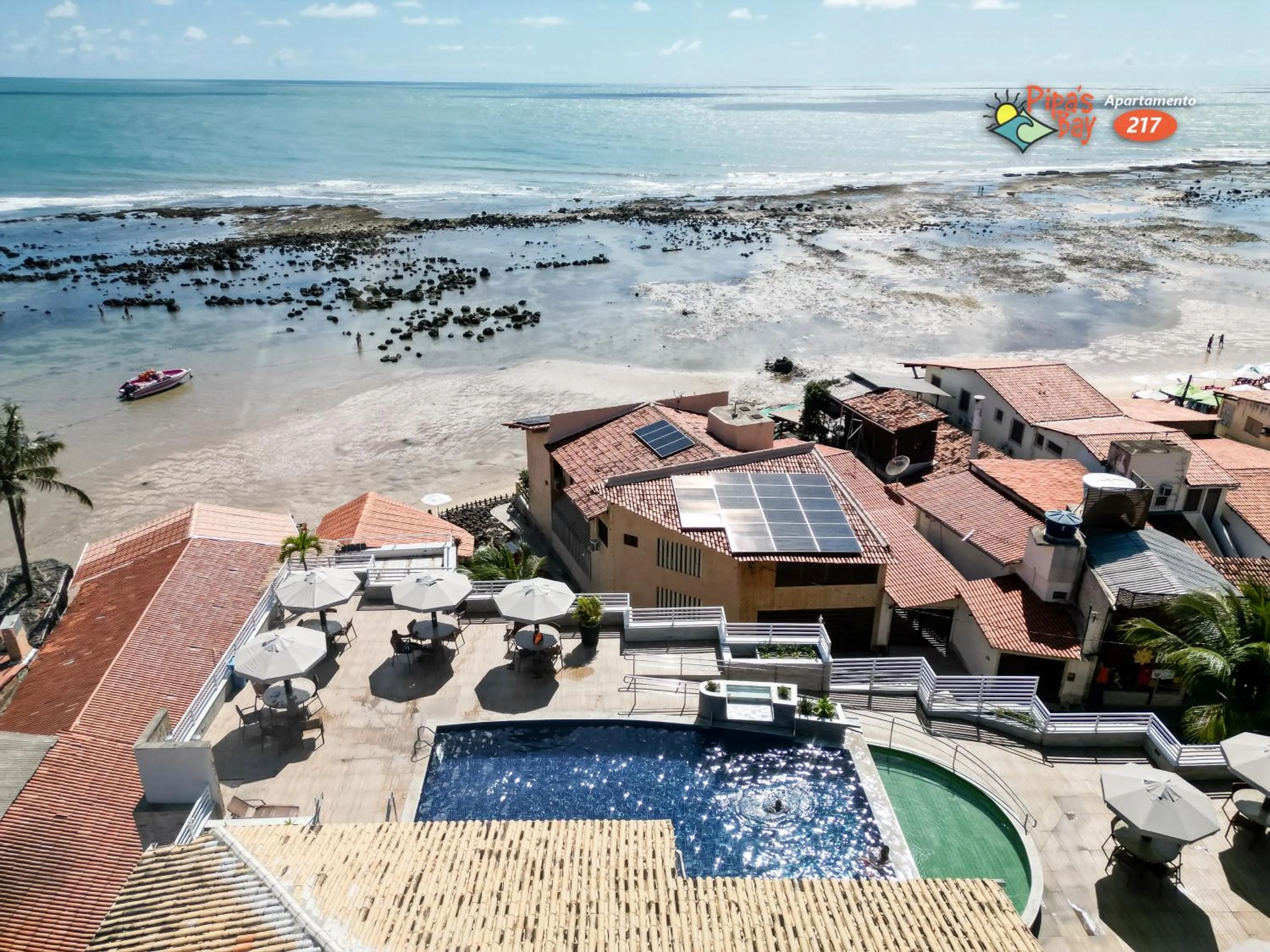 Flat no UNICO HOTEL BEIRA MAR Pipas Bay 217