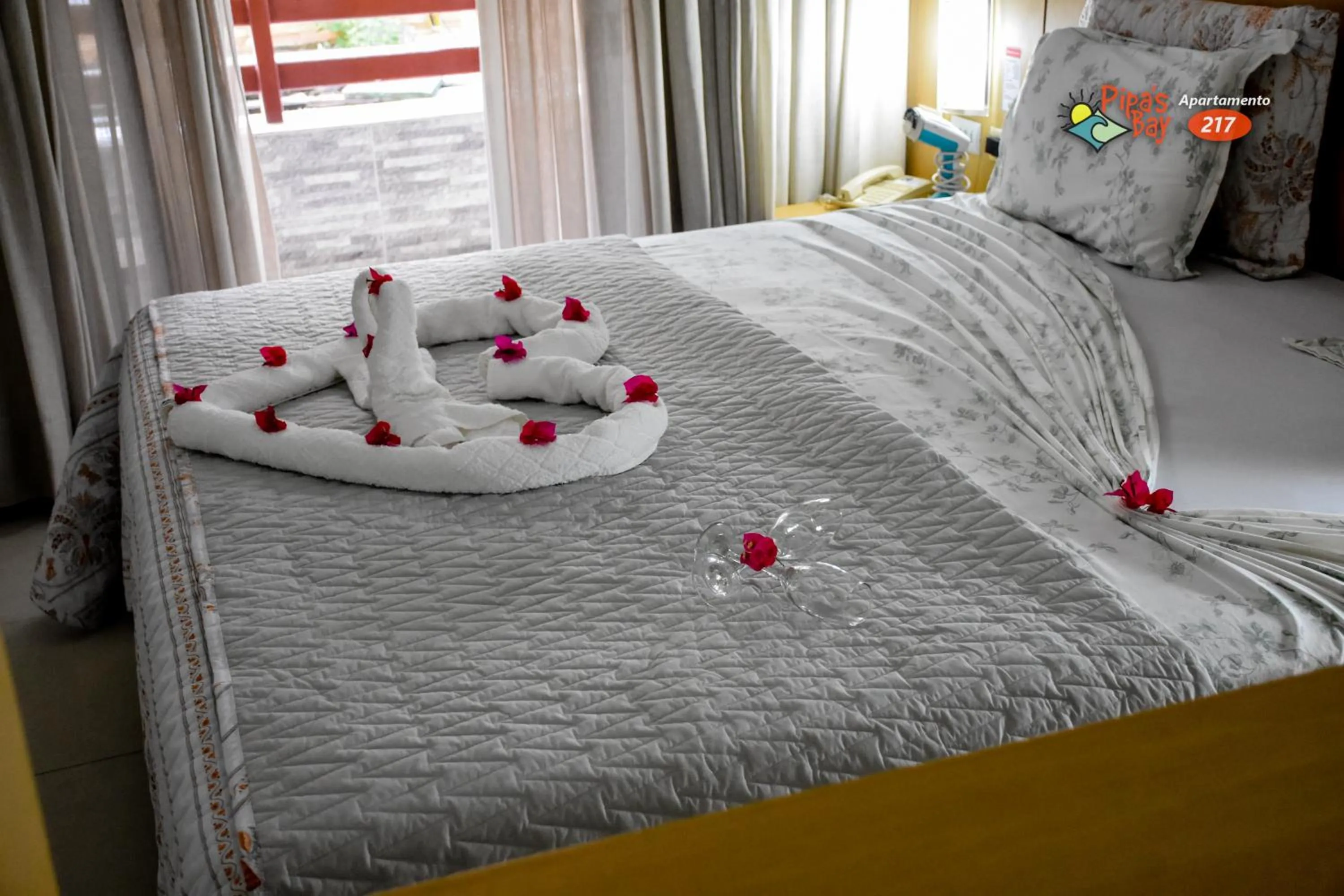 Bed in Flat no UNICO HOTEL BEIRA MAR Pipas Bay 217