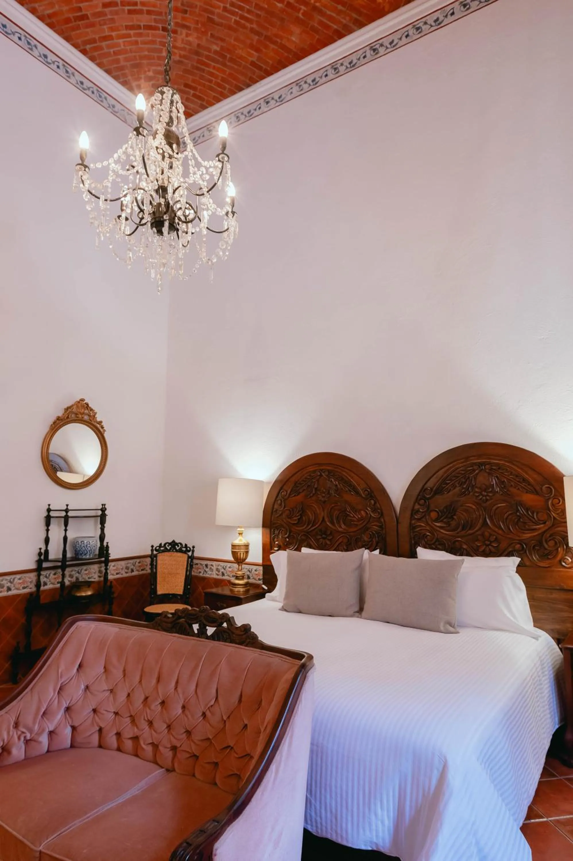 Bed in Hotel Hacienda La Cieneguita