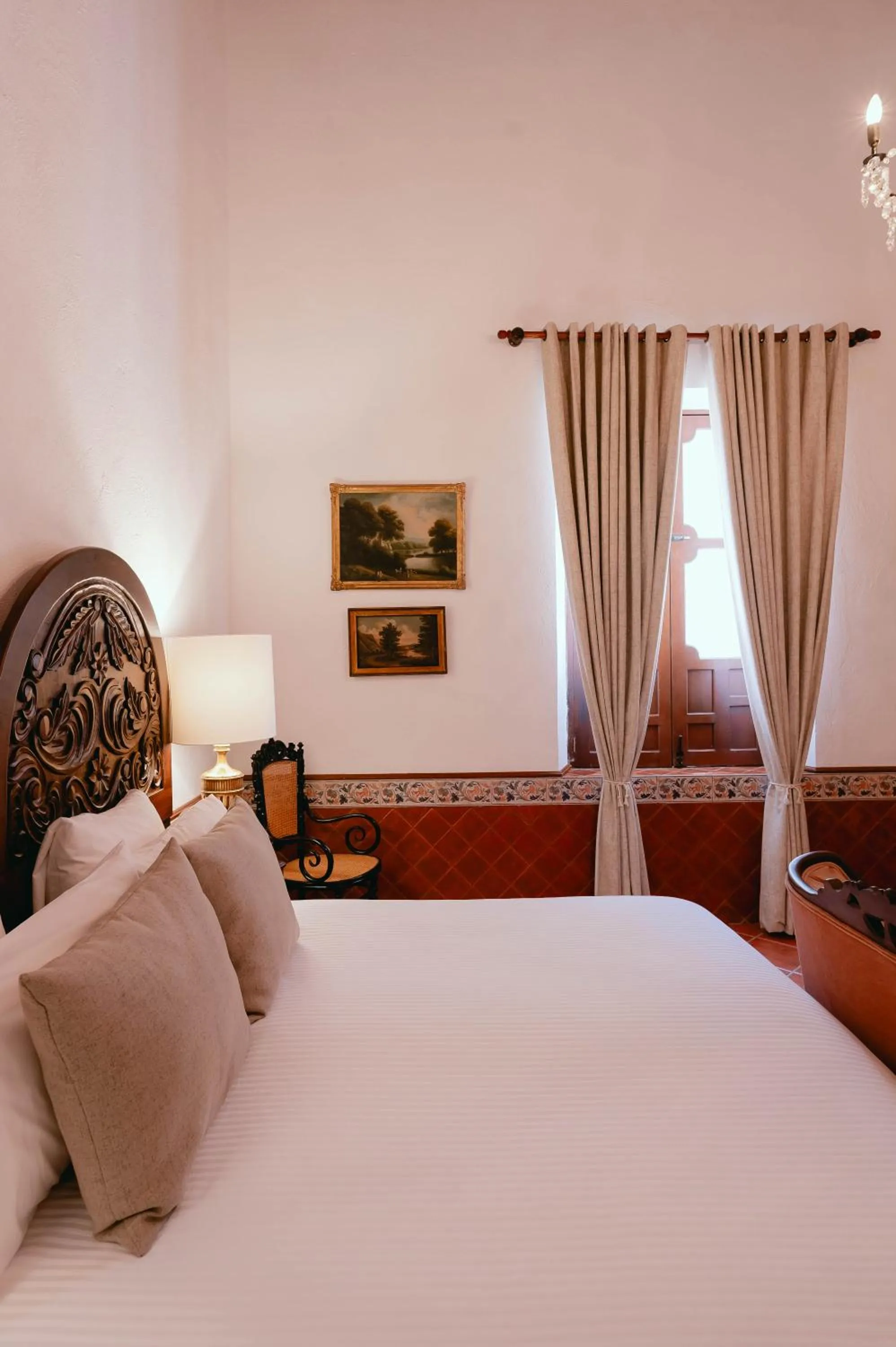 Bed in Hotel Hacienda La Cieneguita